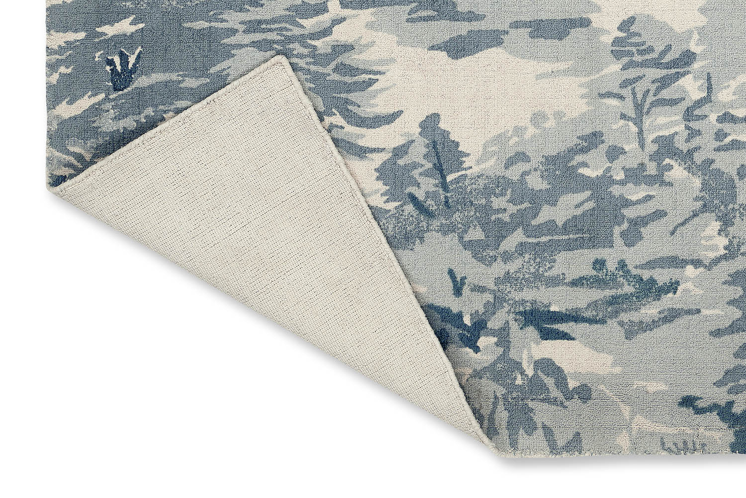 LANDSCAPE TOILE rug light blue