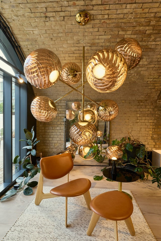 Lampa wisząca WHIRL LARGE złoty, marka Tom Dixon