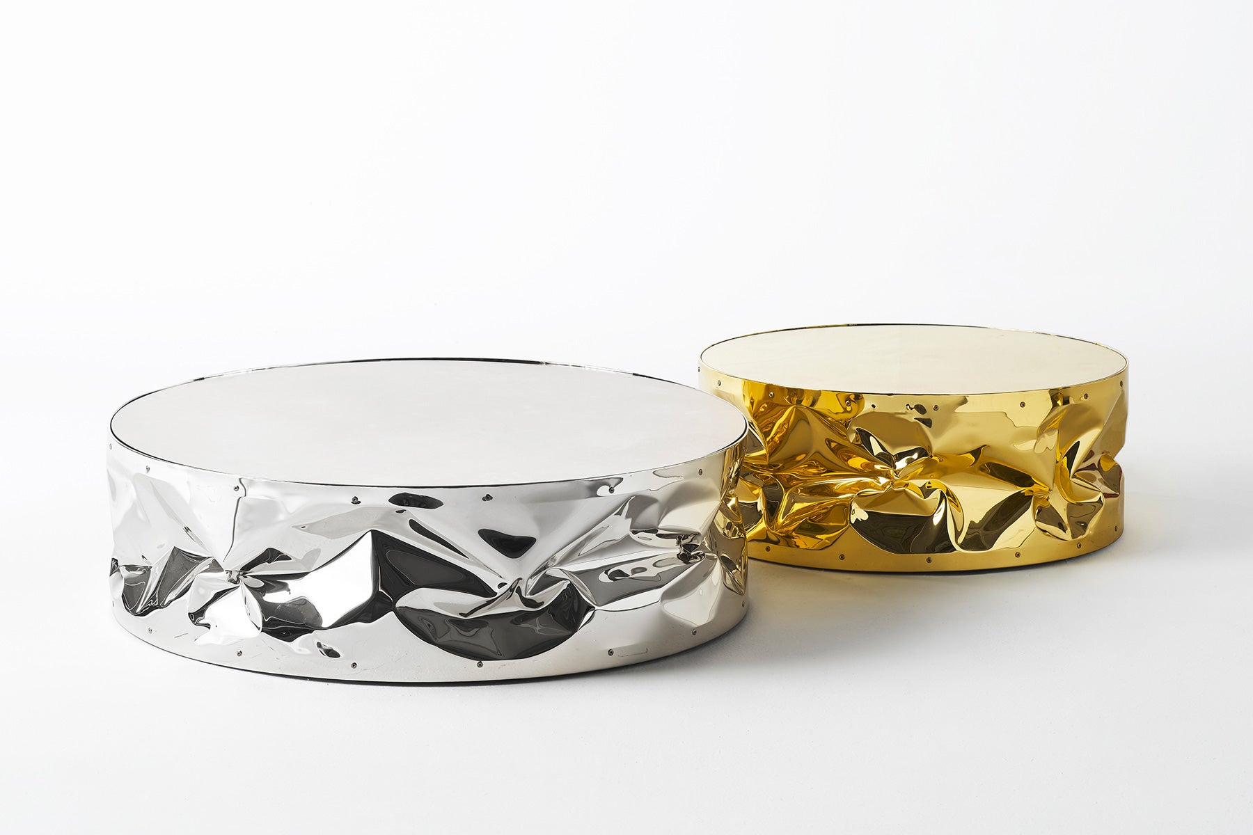 TAB.ULONE gold coffee table