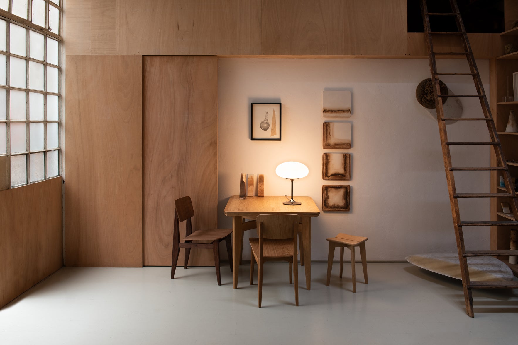 Krzesło C-CHAIR czarne drewno dębowe