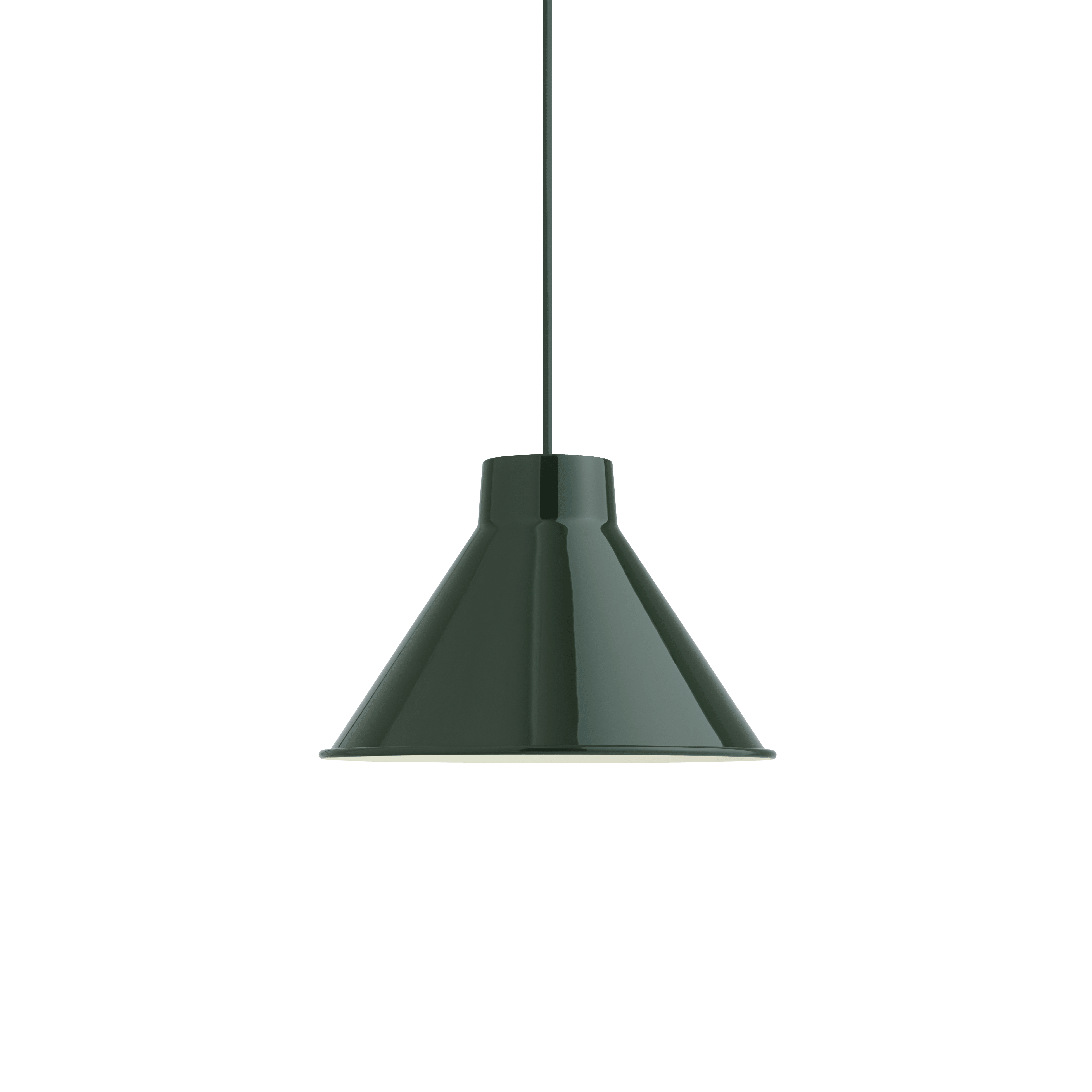 Závěsná lampa TOP tmavě zelená