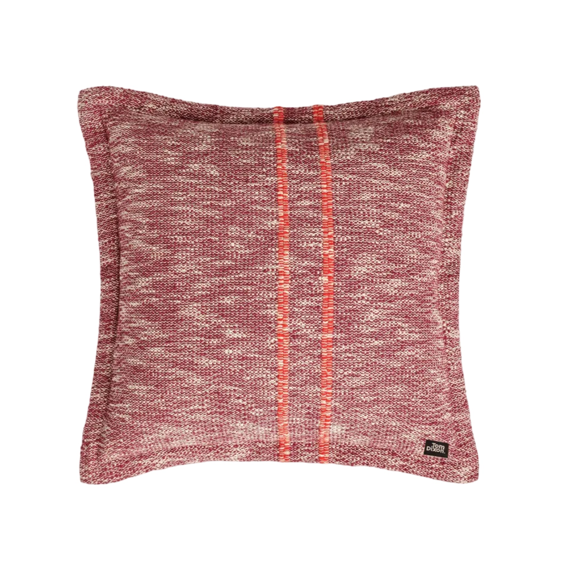 TRACK cushion burgundy with orange