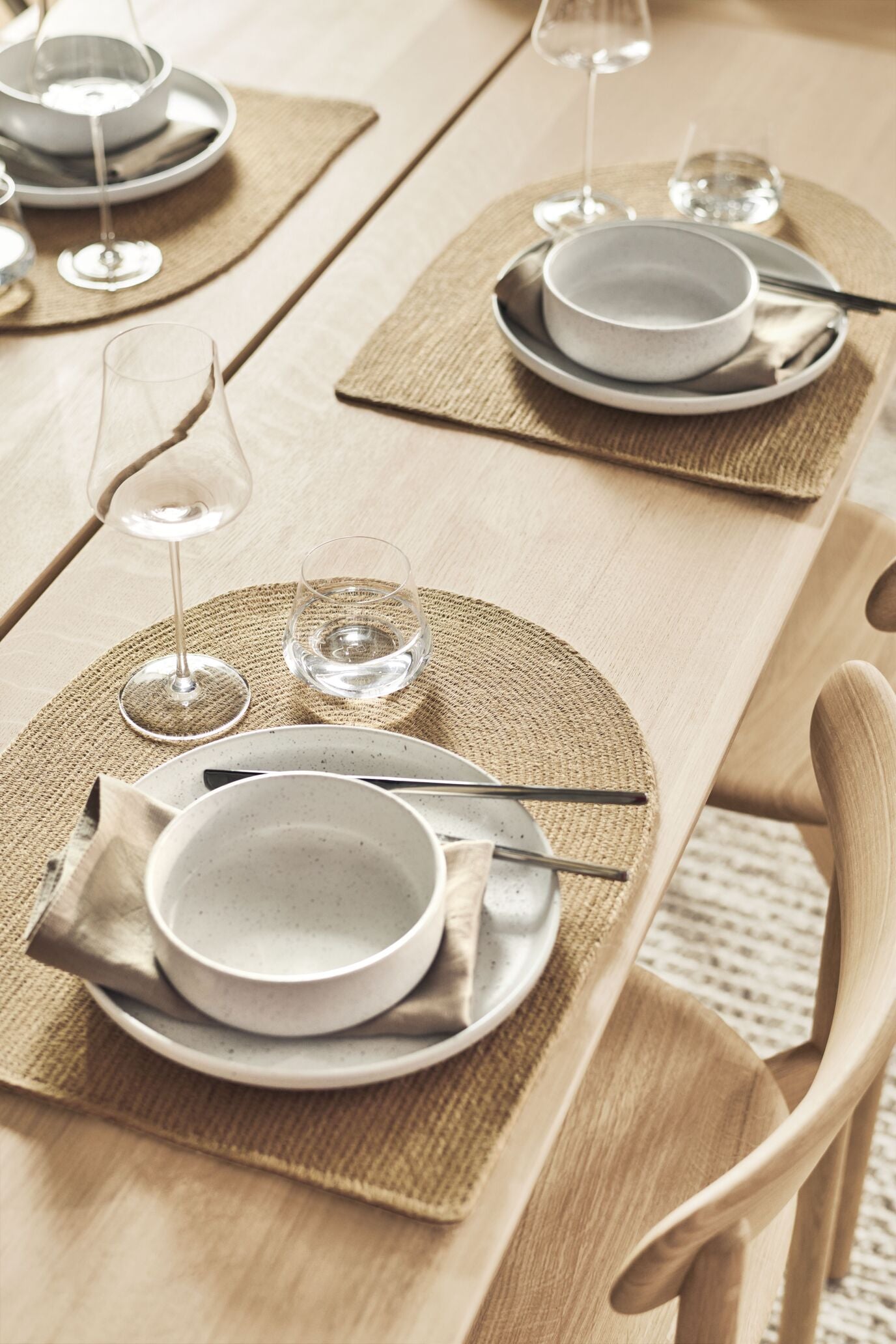 Stůl TRACK bělené dubové dřevo