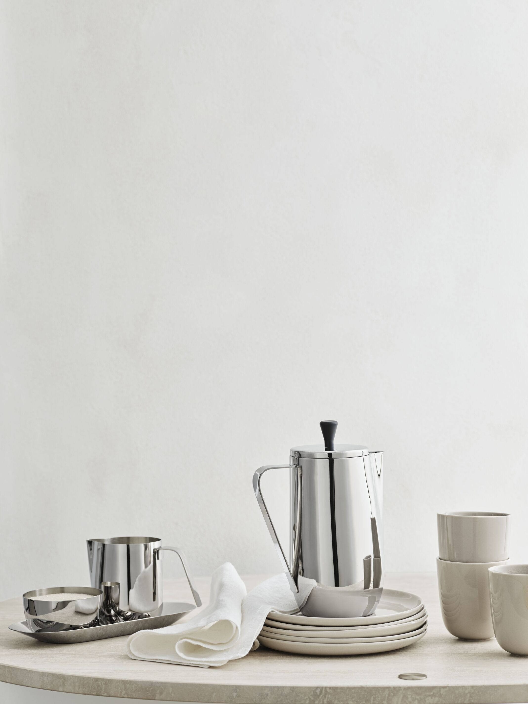 Konferenční stolek TUK mramor s dubovým dřevem