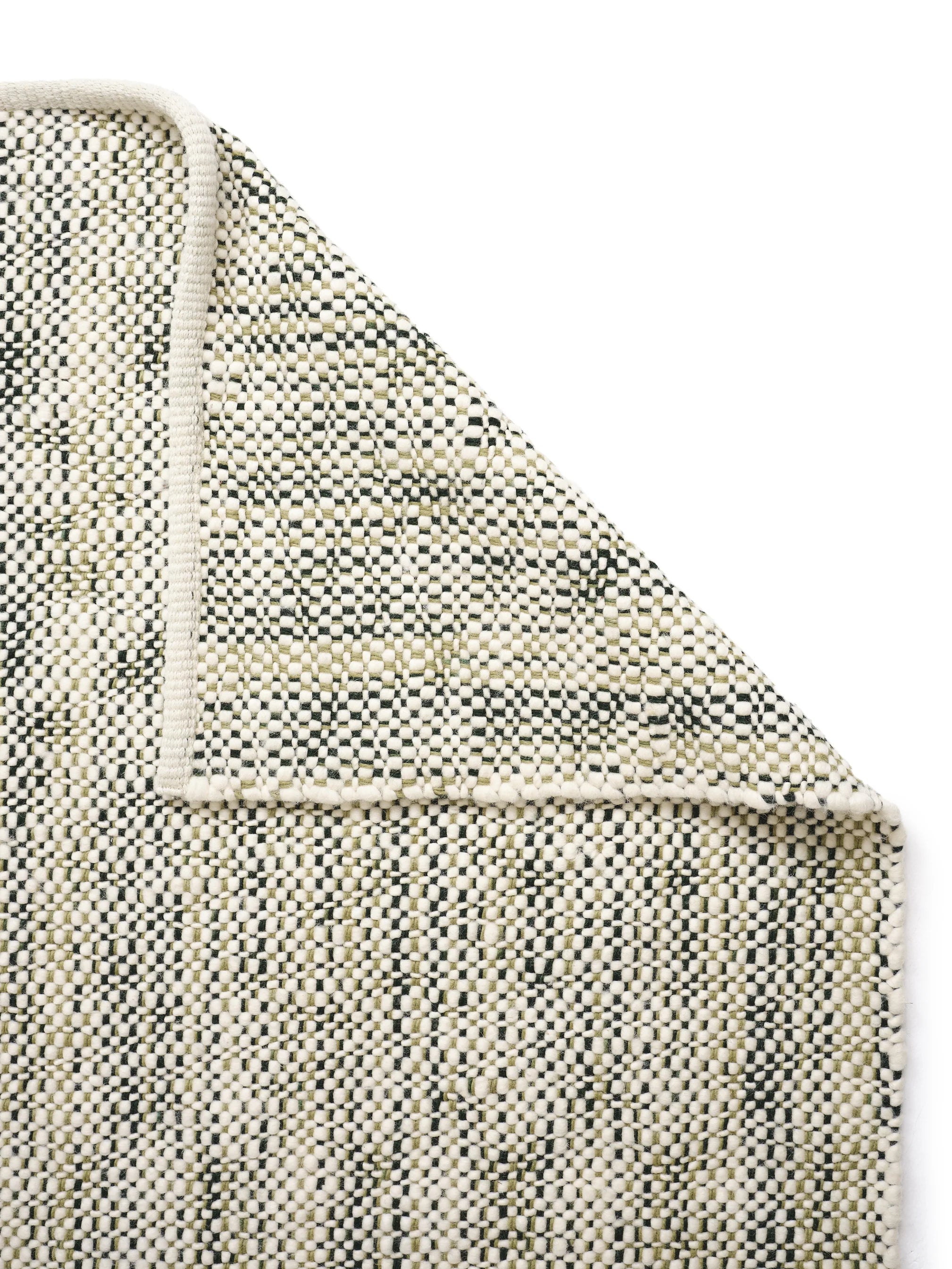 Koberec TWEED krémový se zelenou