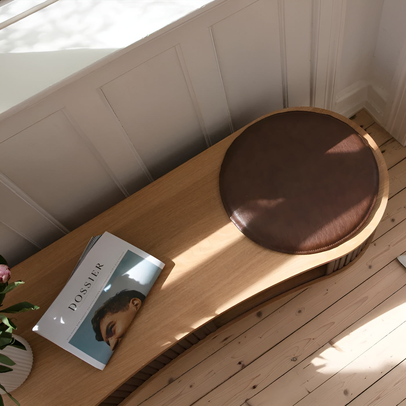 AUDACIOUS TV cabinet green with dark oak