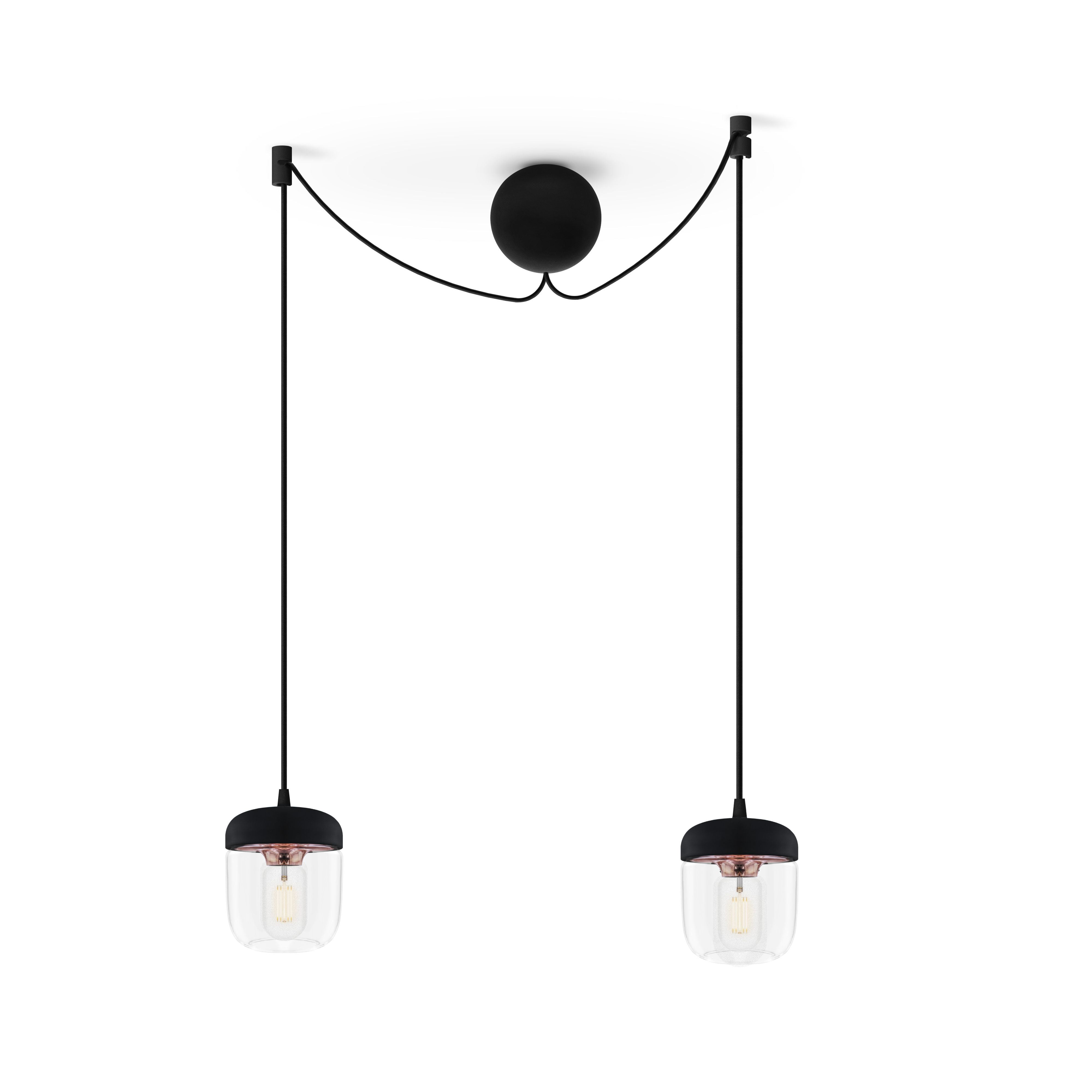 Klosz ACORN czarno miedziany [Amelia] UMAGE    Eye on Design