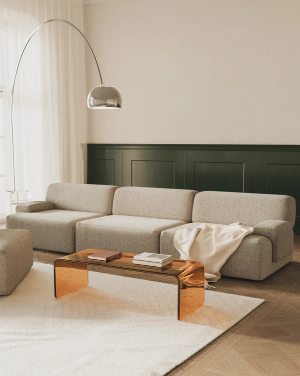 Sofa modułowa UMI - element środkowy beżowy