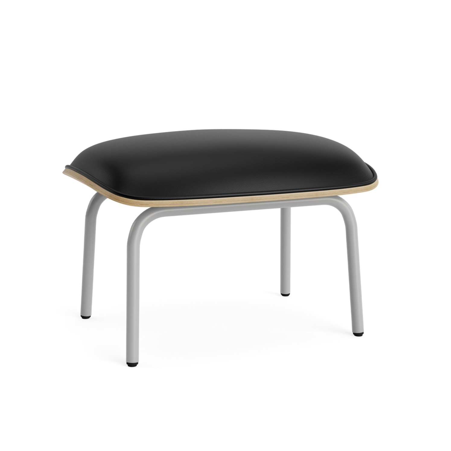 Podnožka PAD dubová dýha se šedým podstavcem