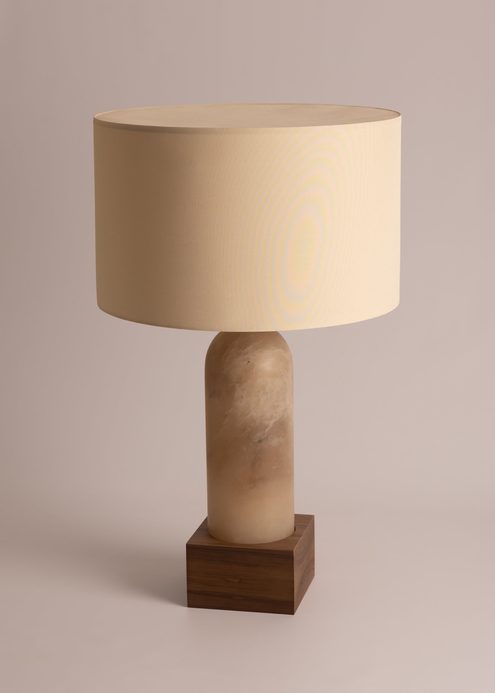 PURA KELO Table Lamp Dark Beige Alabaster