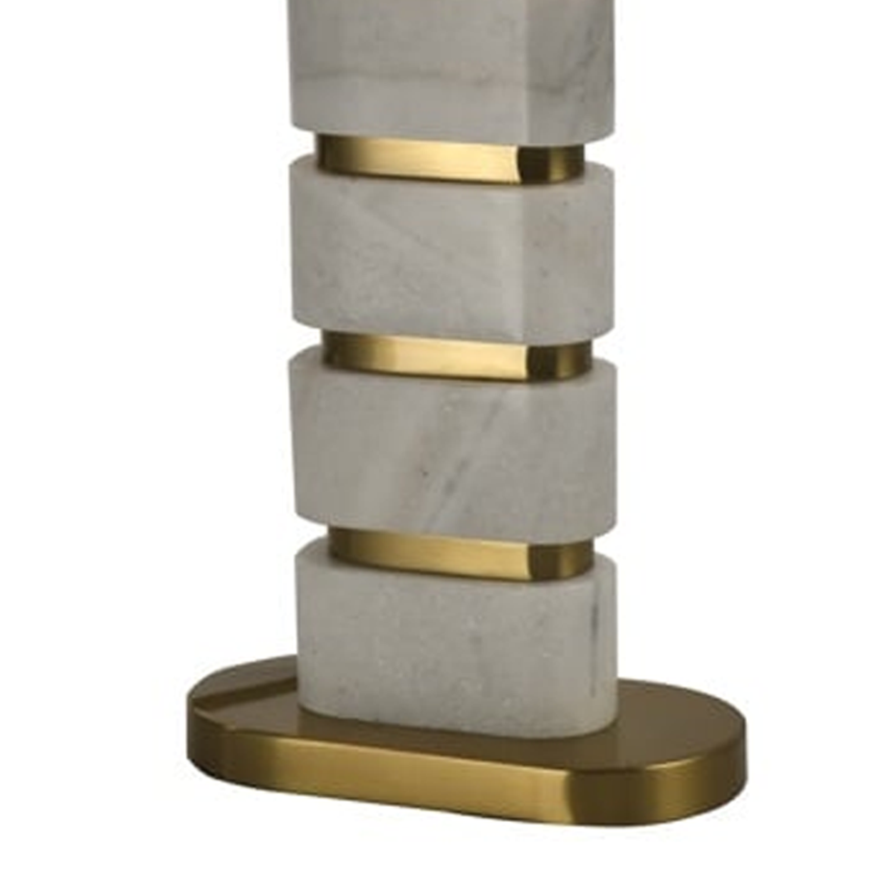 Stolní lampa LENORE bílý mramor