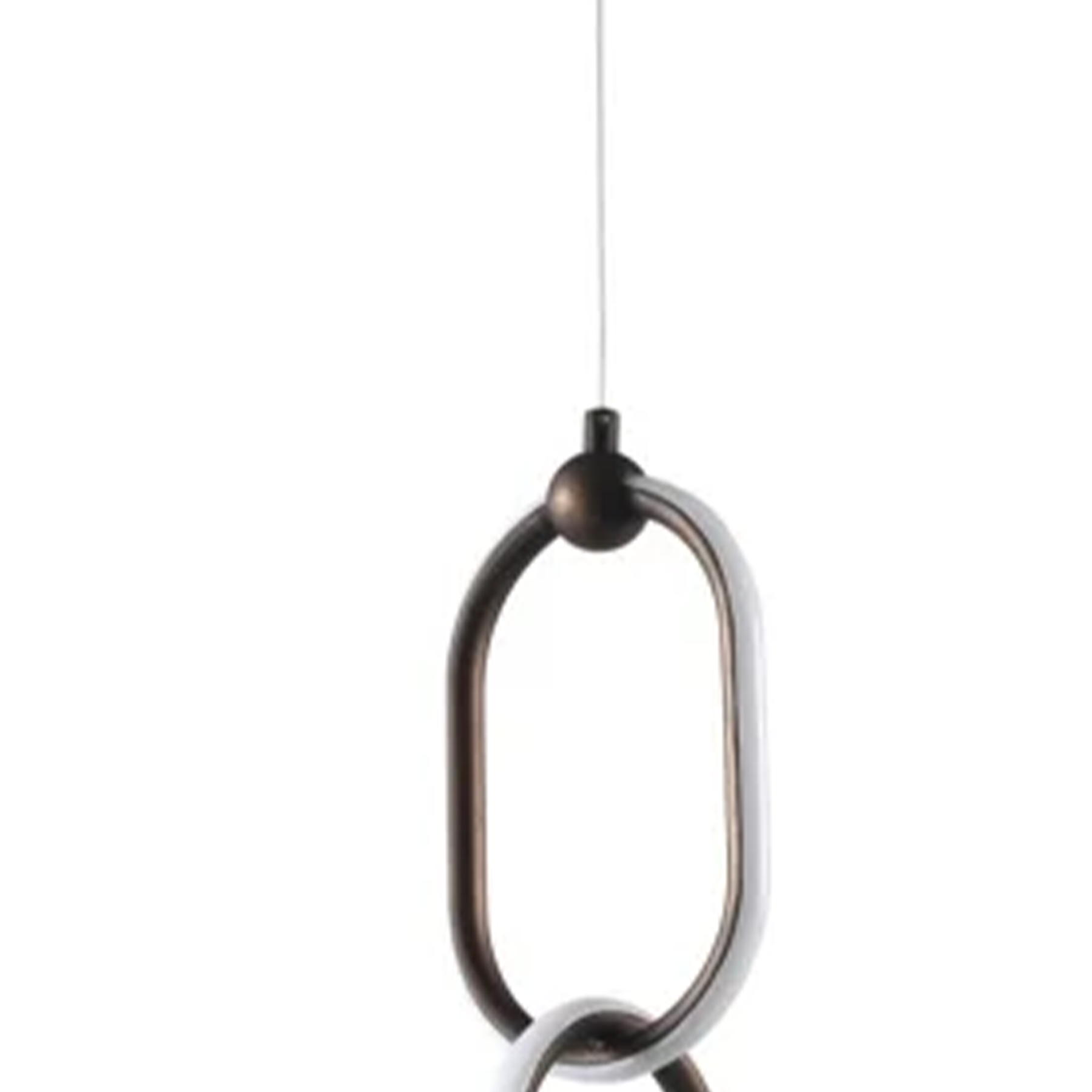 Závěsné svítidlo LACEY hnědé