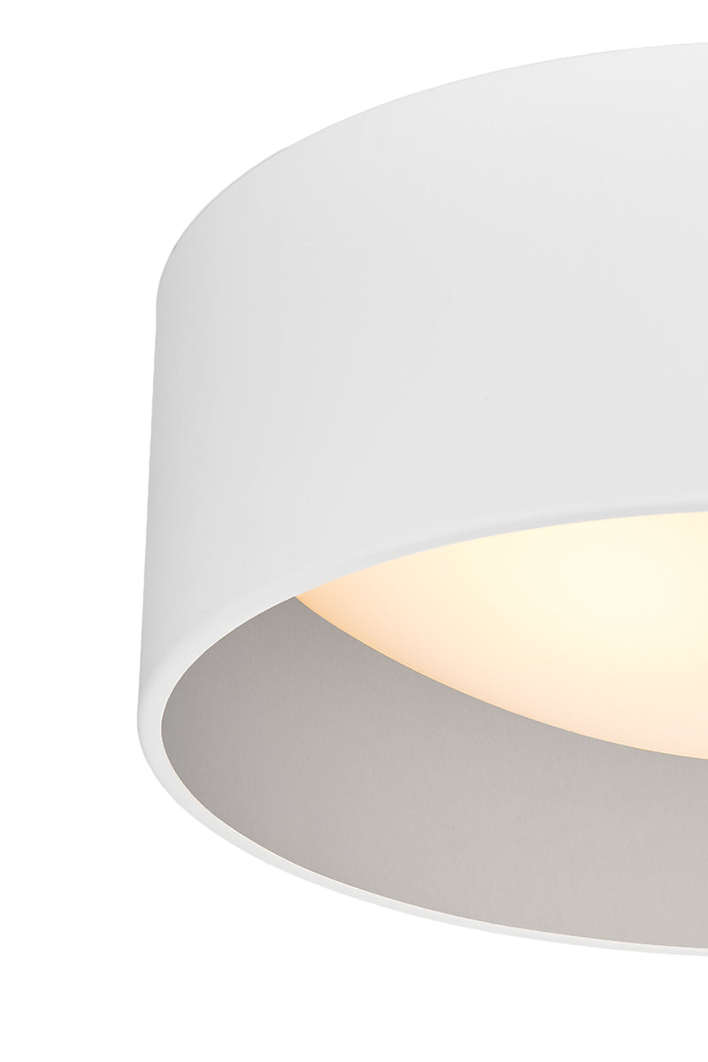 Plafon VERO biały ze srebrnym środkiem