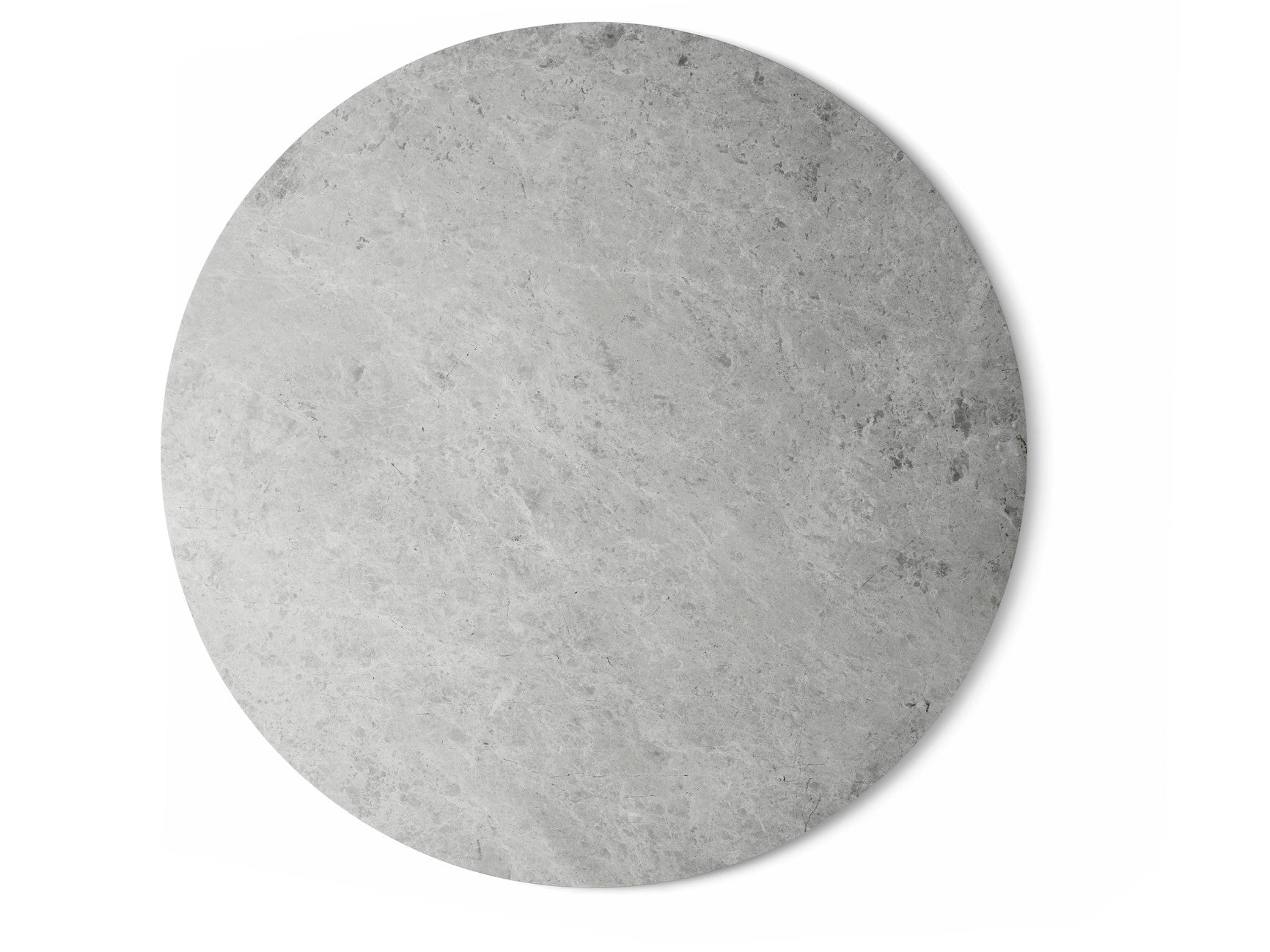 Coffee table 423 light gray marble top with dark aluminum base