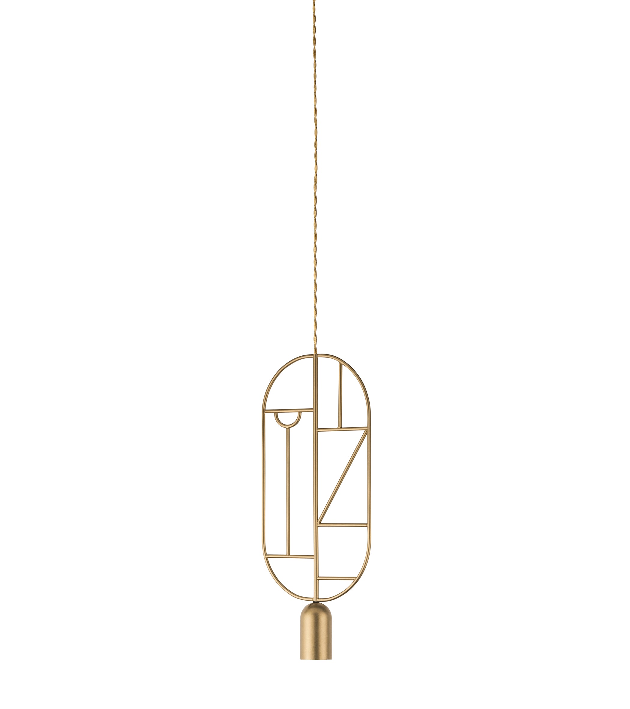 WOODEN DOTS WD02 Brass Pendant Lamp