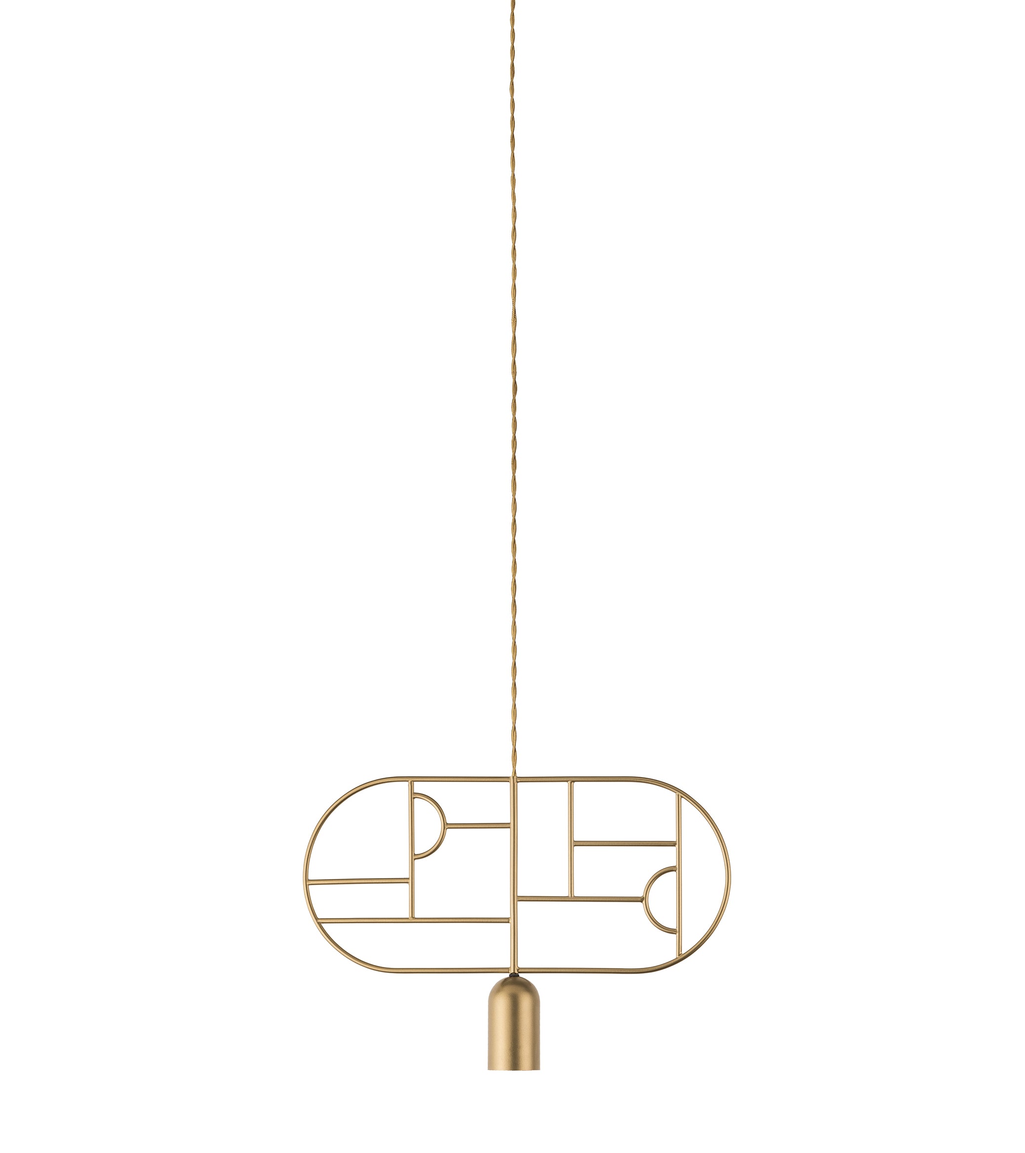WOODEN DOTS WD03 Brass Pendant Lamp