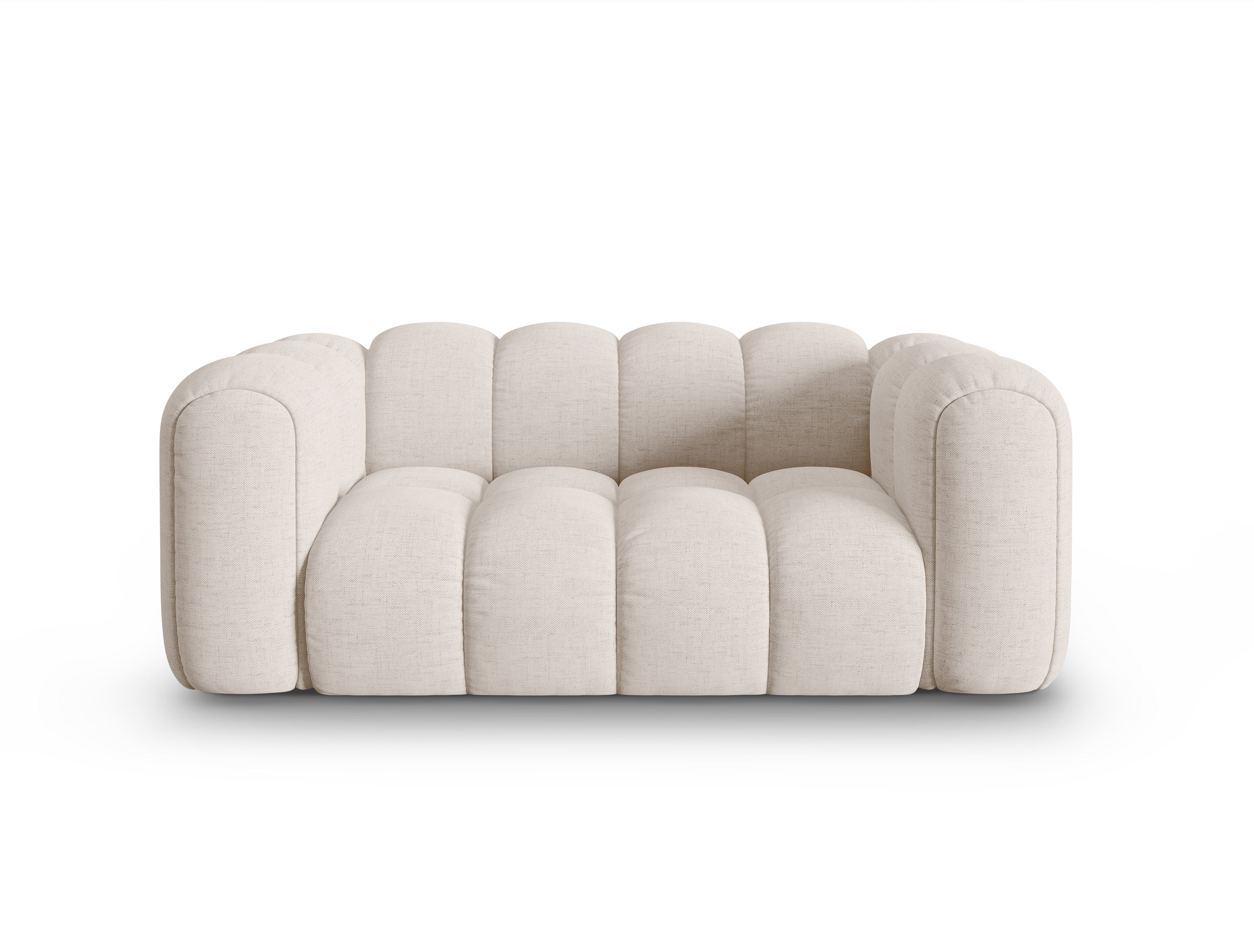 2-seater Sofa ASTRO beige chenille