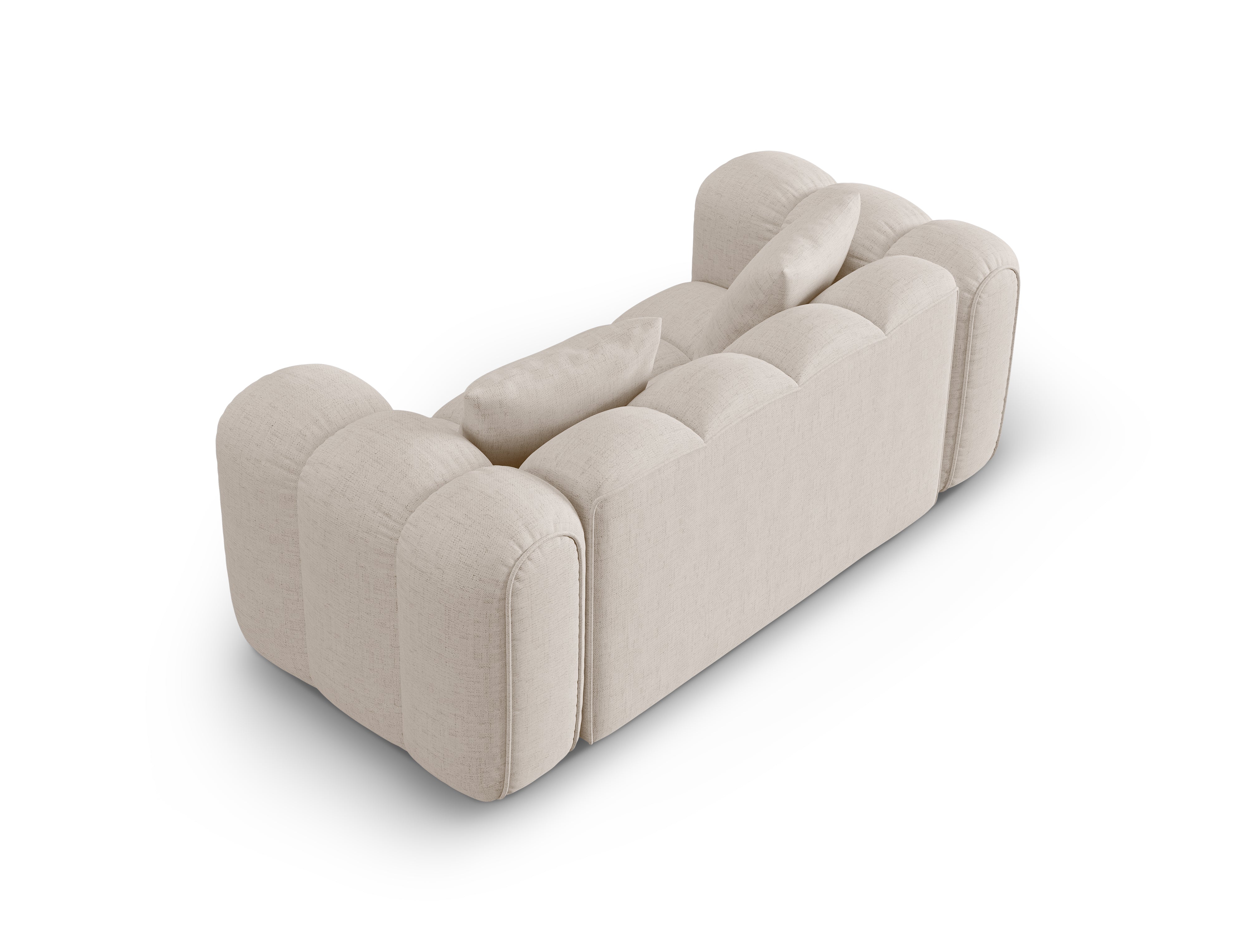 2-seater Sofa ASTRO beige chenille
