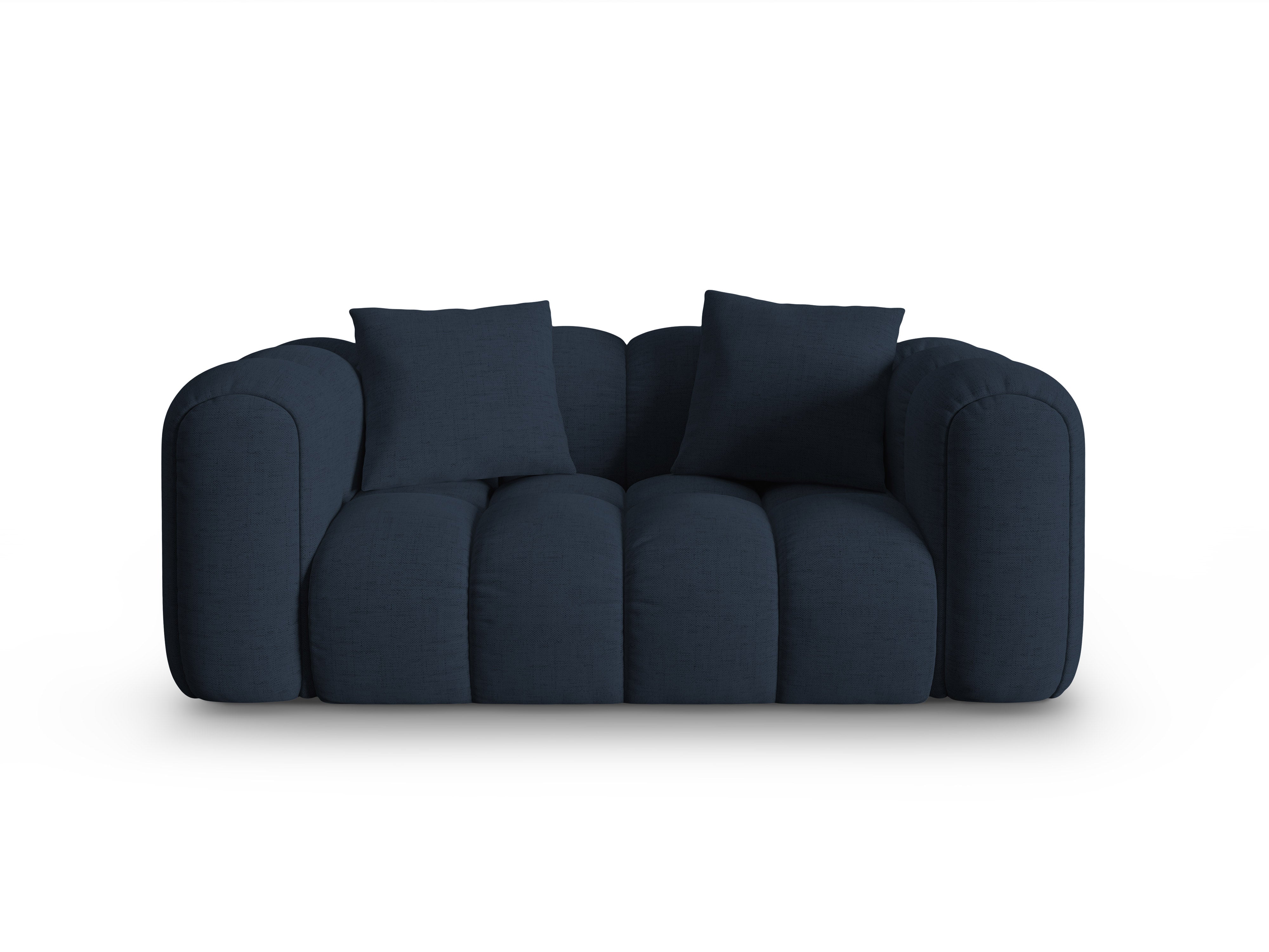 2-seater Sofa ASTRO royal navy chenille