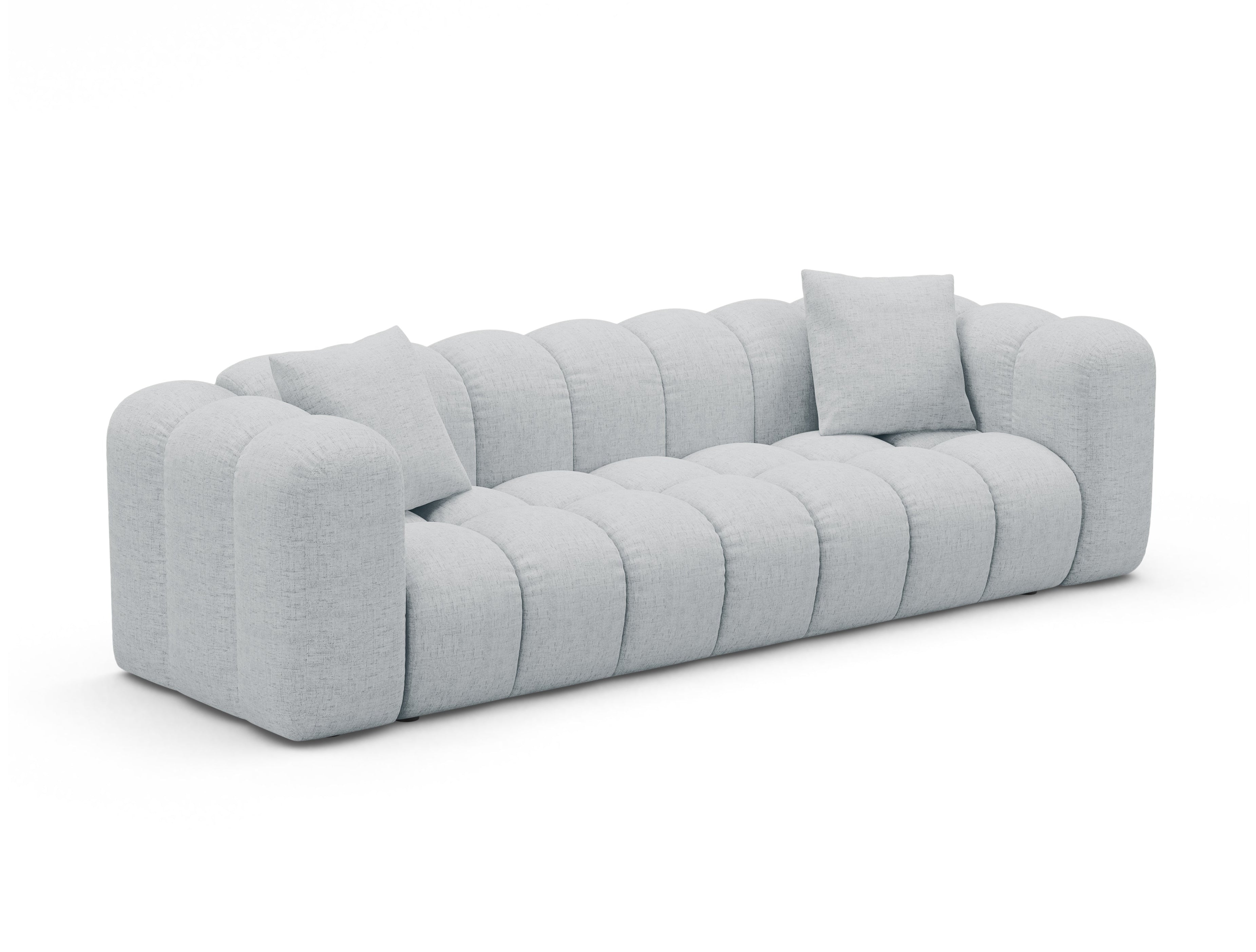 Sofa z funkcją spania ASTRO jasnoszary szenil