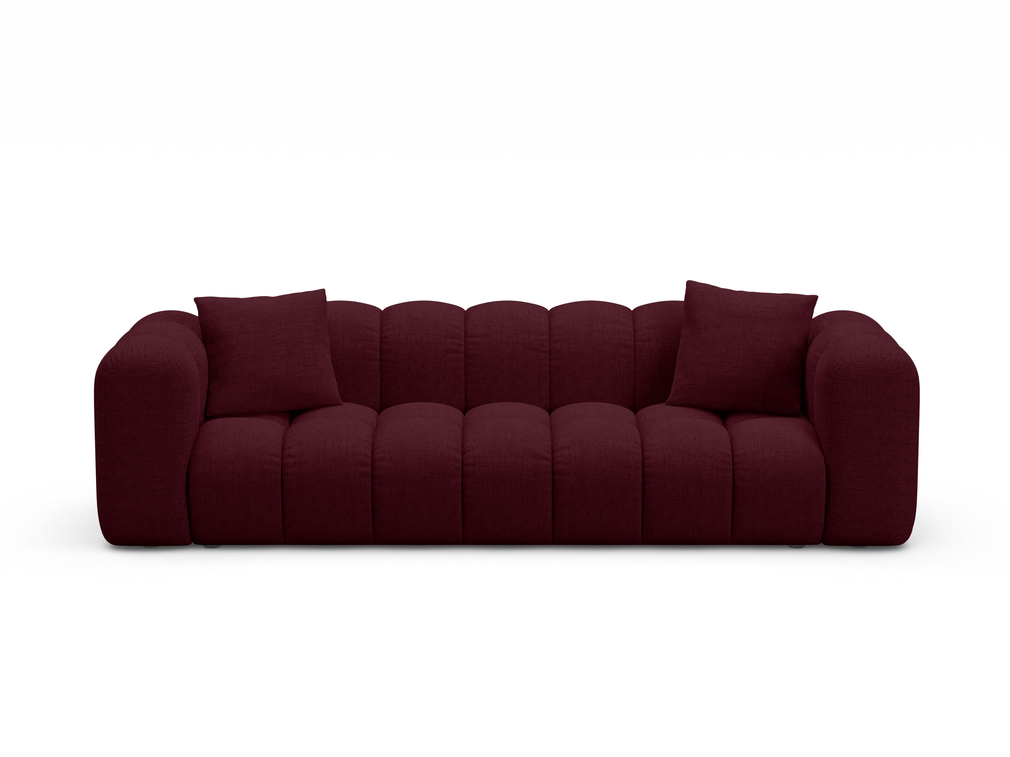 ASTRO Burgundy Chenille Sofa with Sleeping Function