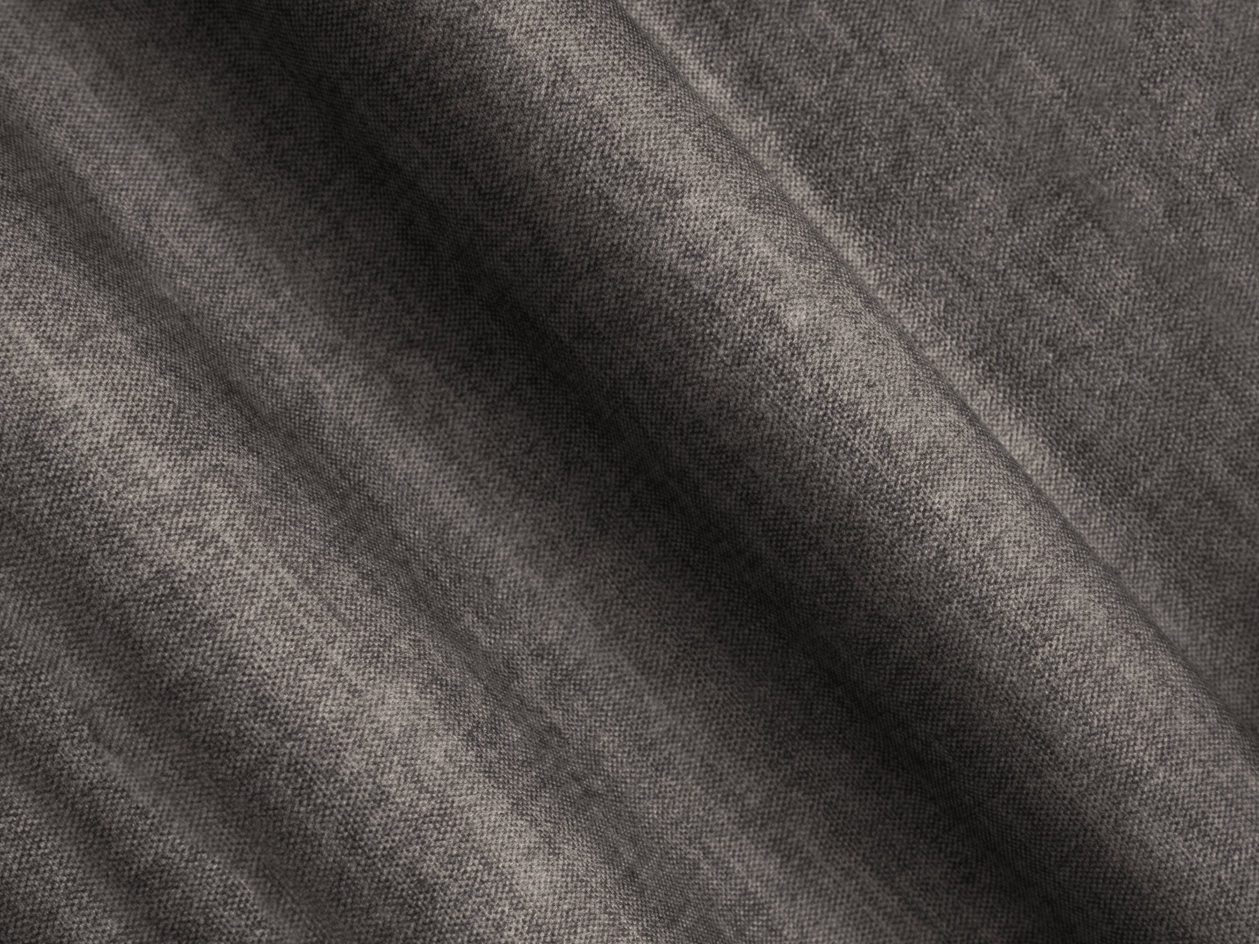 Sofa sametová 3-osobová ROGER šedá