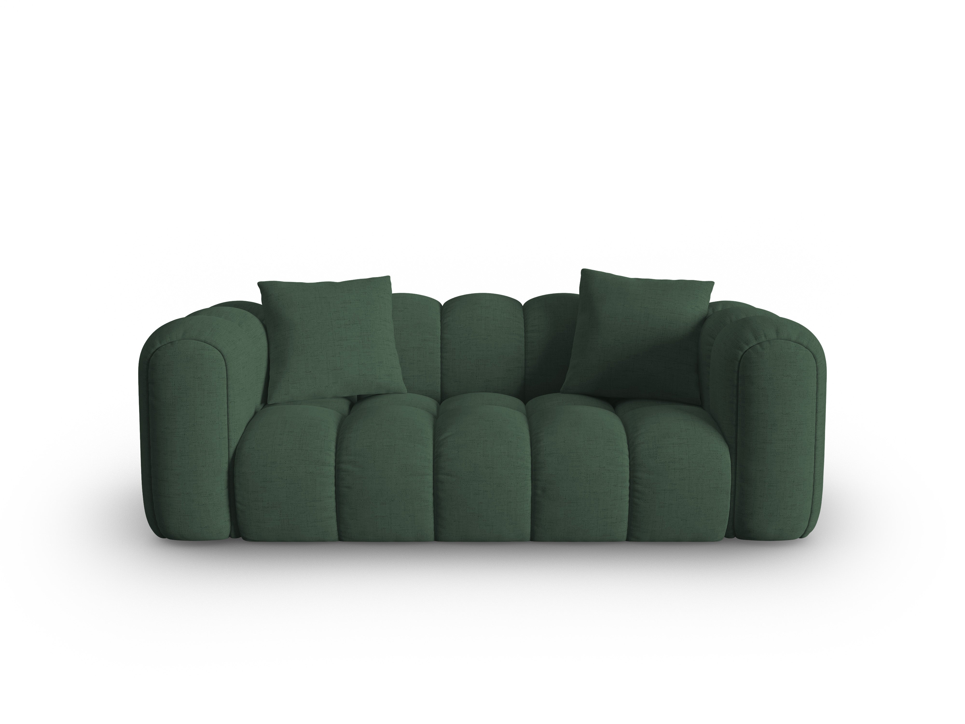 3-seater ASTRO sofa in sea green chenille