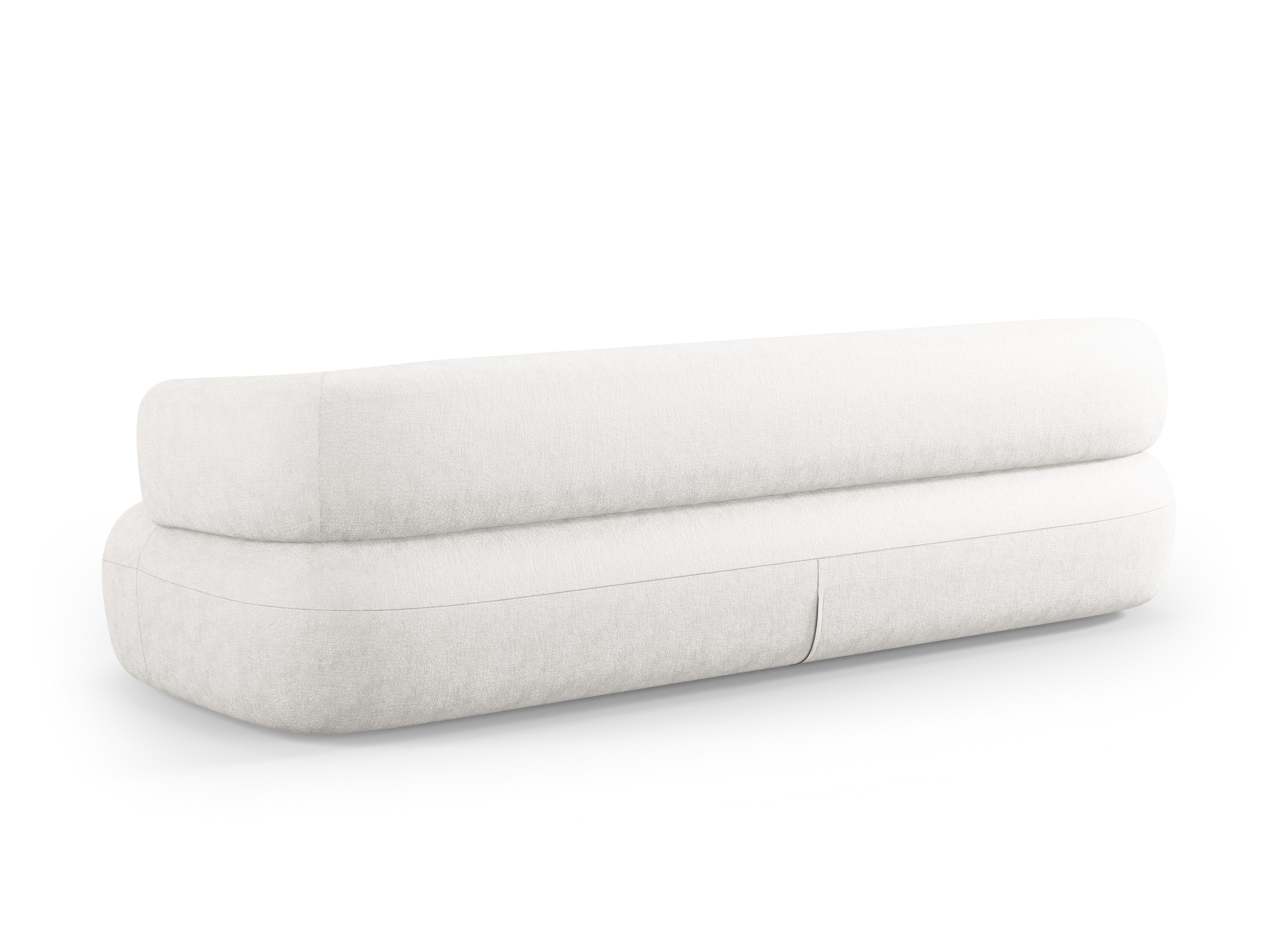 Sofa pro 3,5 osoby ALDRIN v jasně béžovém šenilu