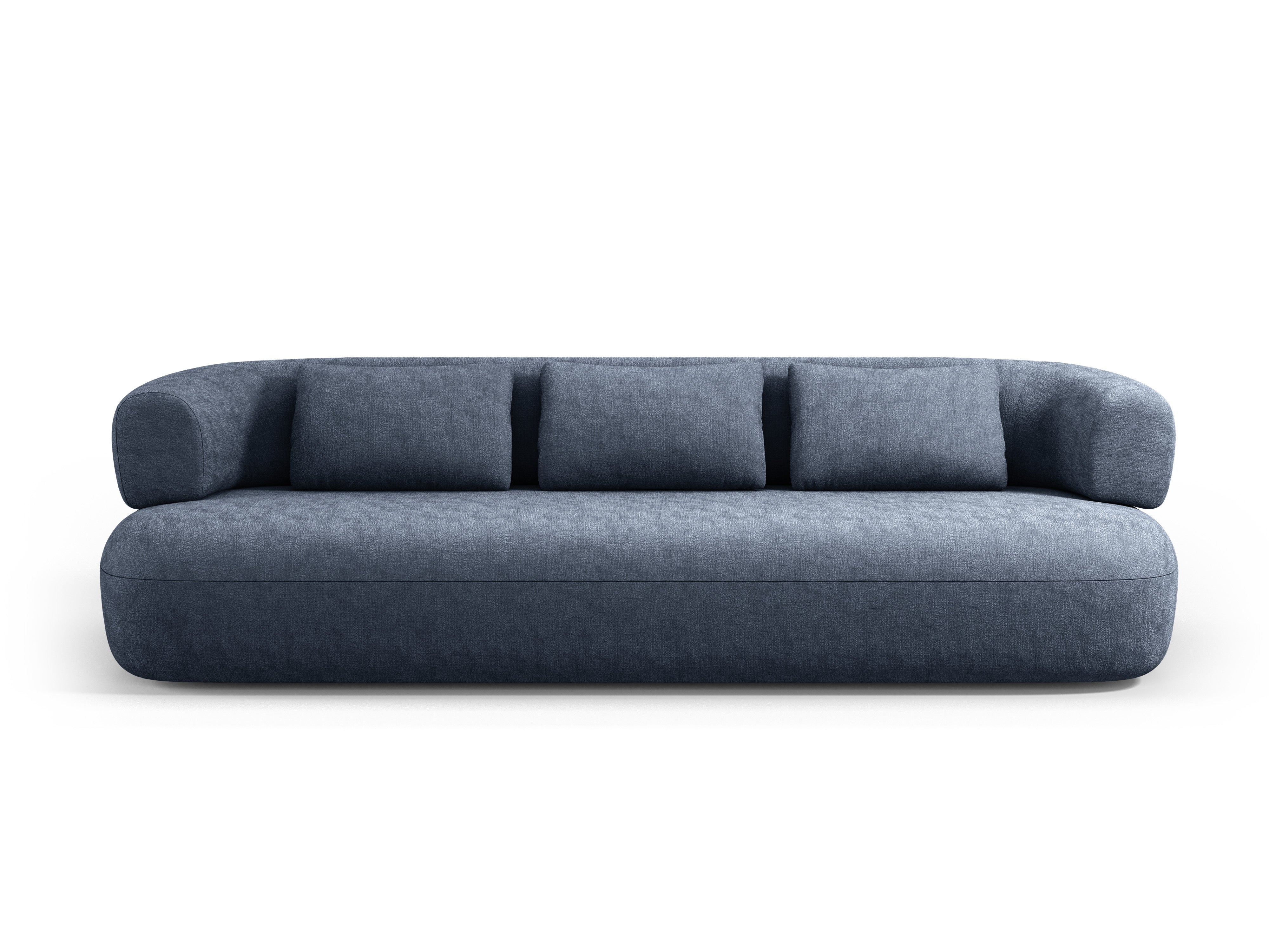 Sofa pro 3,5 osoby ALDRIN v granátovém šenilu