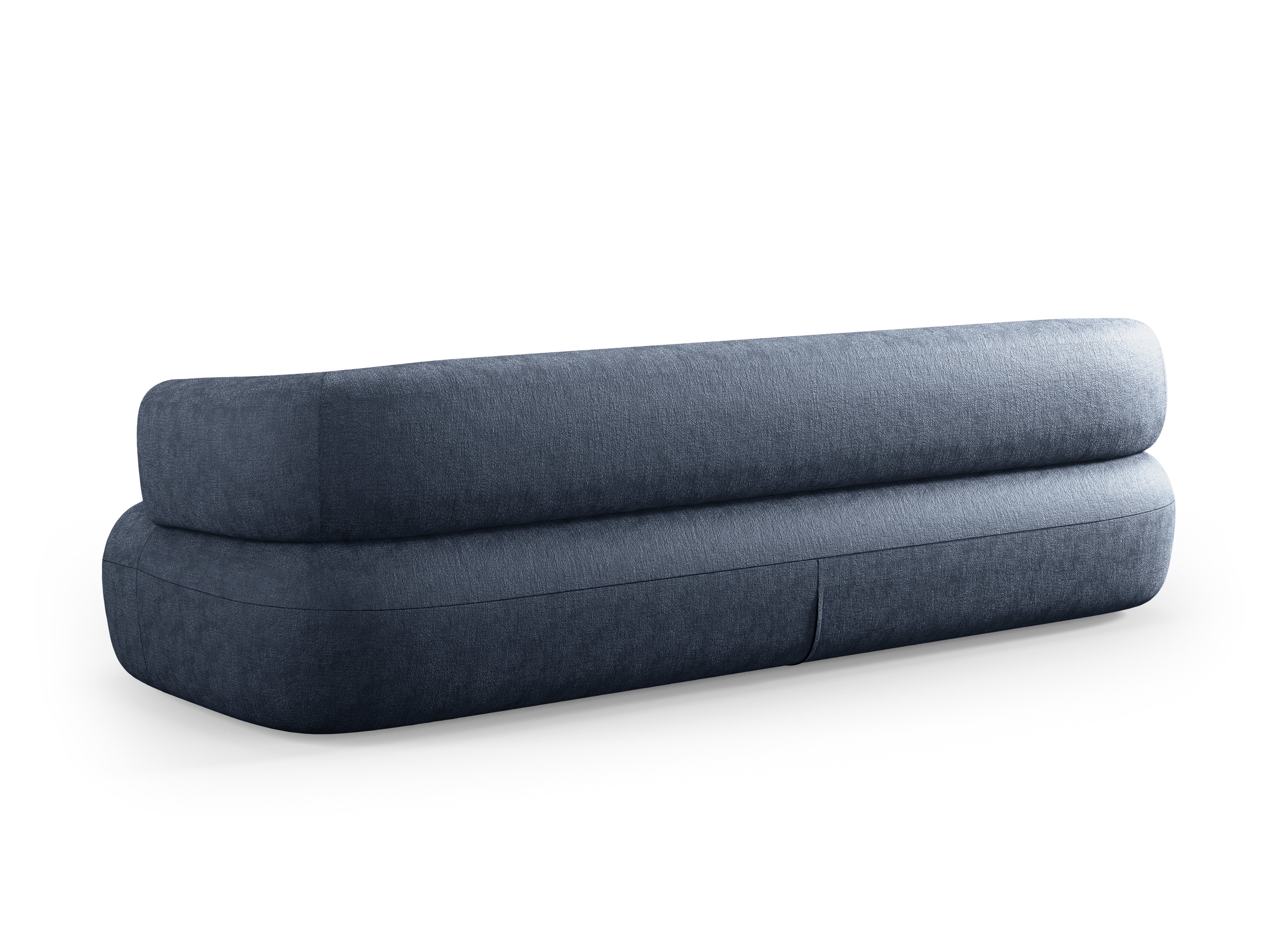 Sofa pro 3,5 osoby ALDRIN v granátovém šenilu