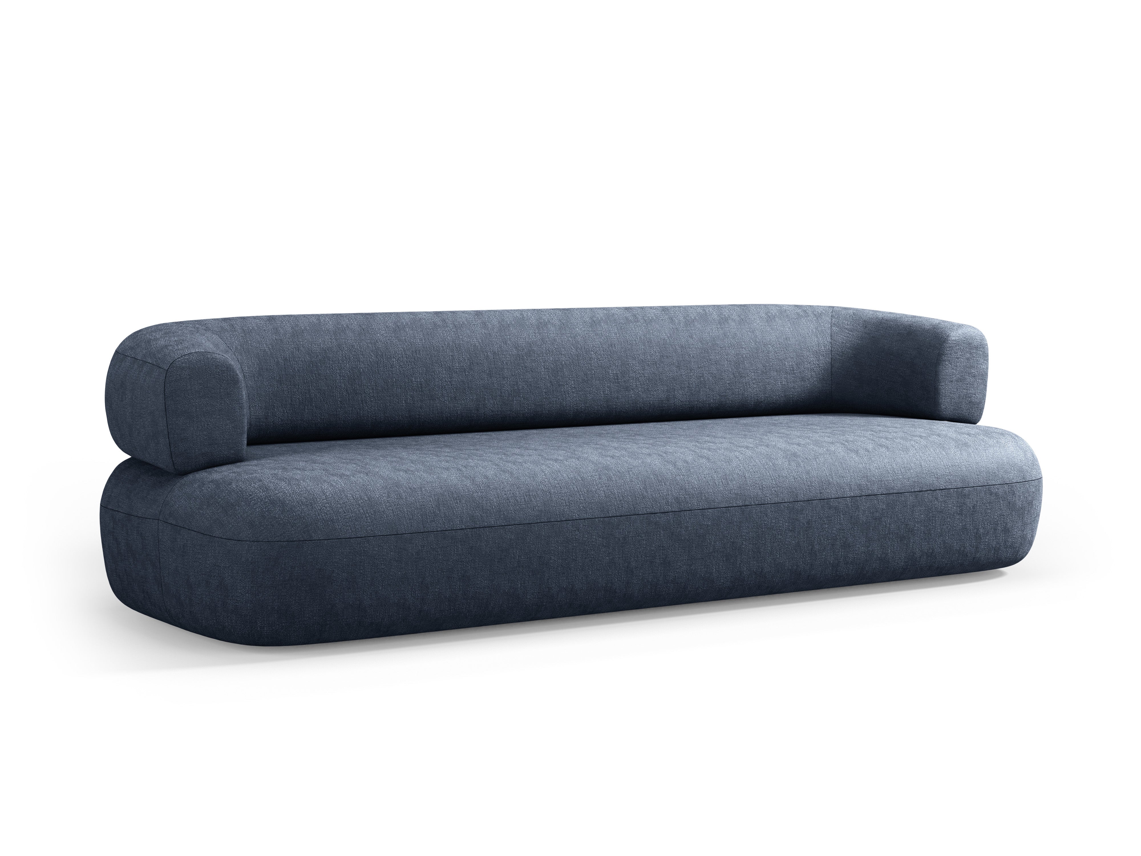 Sofa pro 3,5 osoby ALDRIN v granátovém šenilu