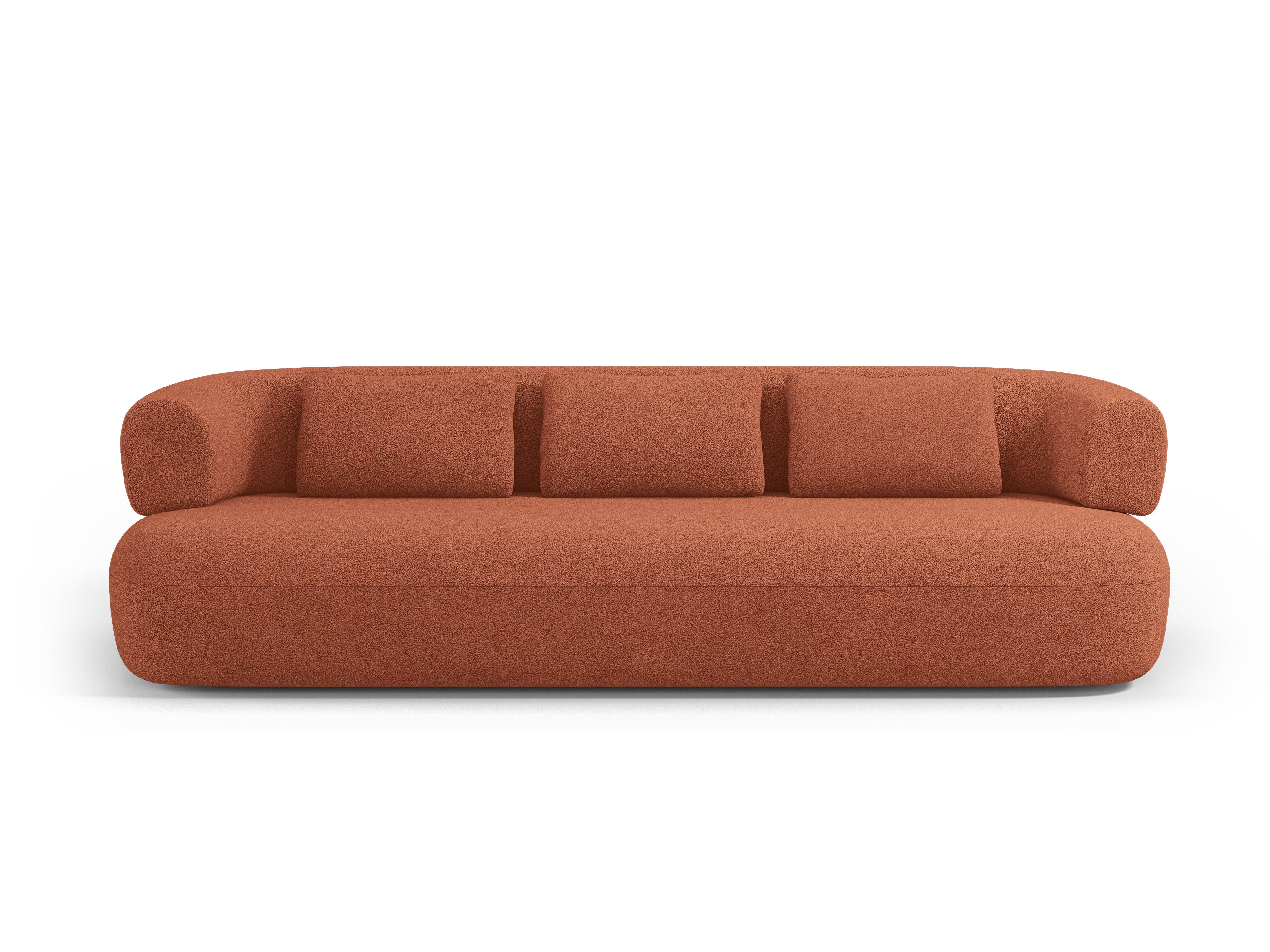 Sofa pro 3,5 osoby ALDRIN cihlová boucle