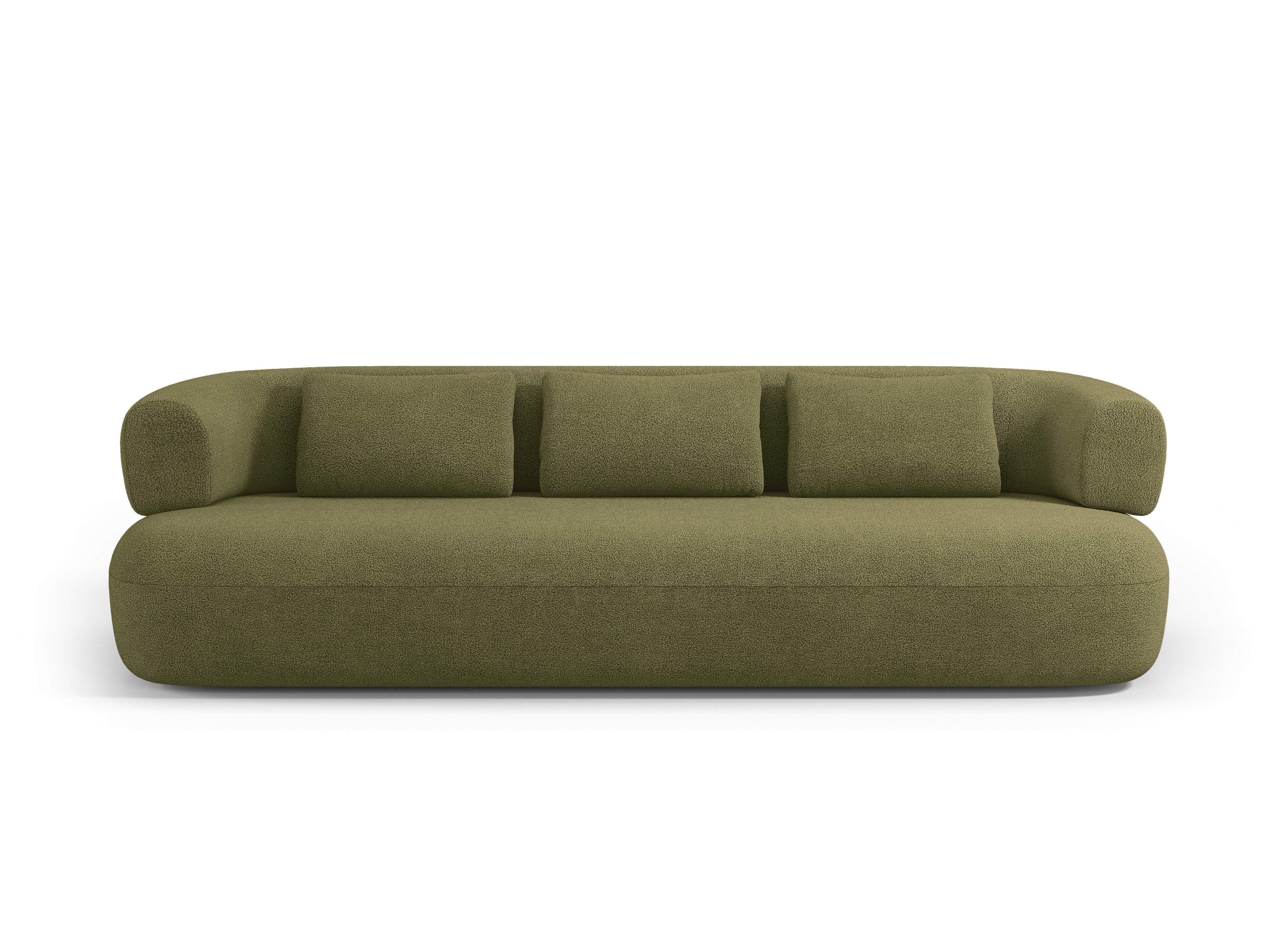 Sofa pro 3,5 osoby ALDRIN zelená boucle