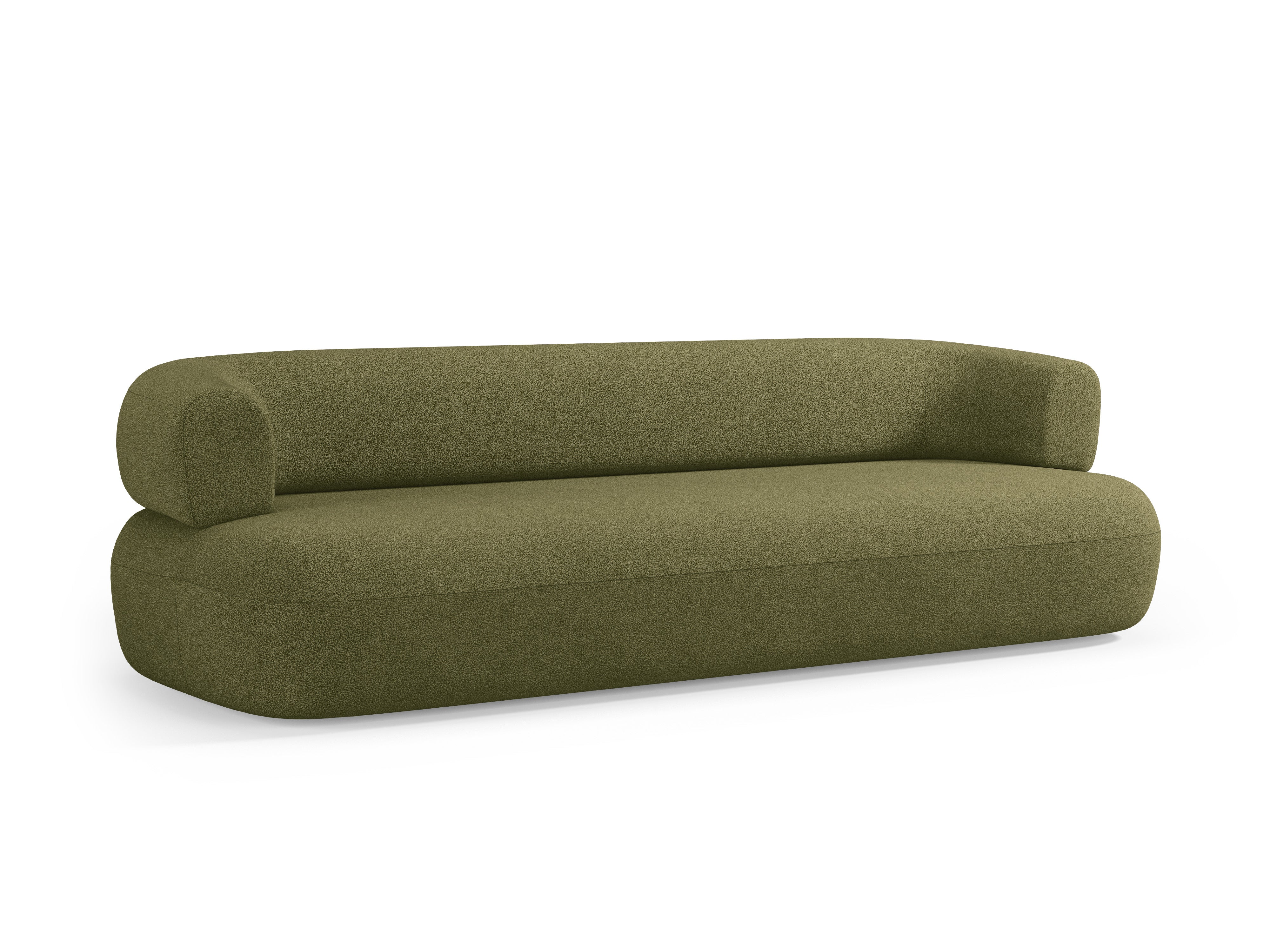 Sofa pro 3,5 osoby ALDRIN zelená boucle