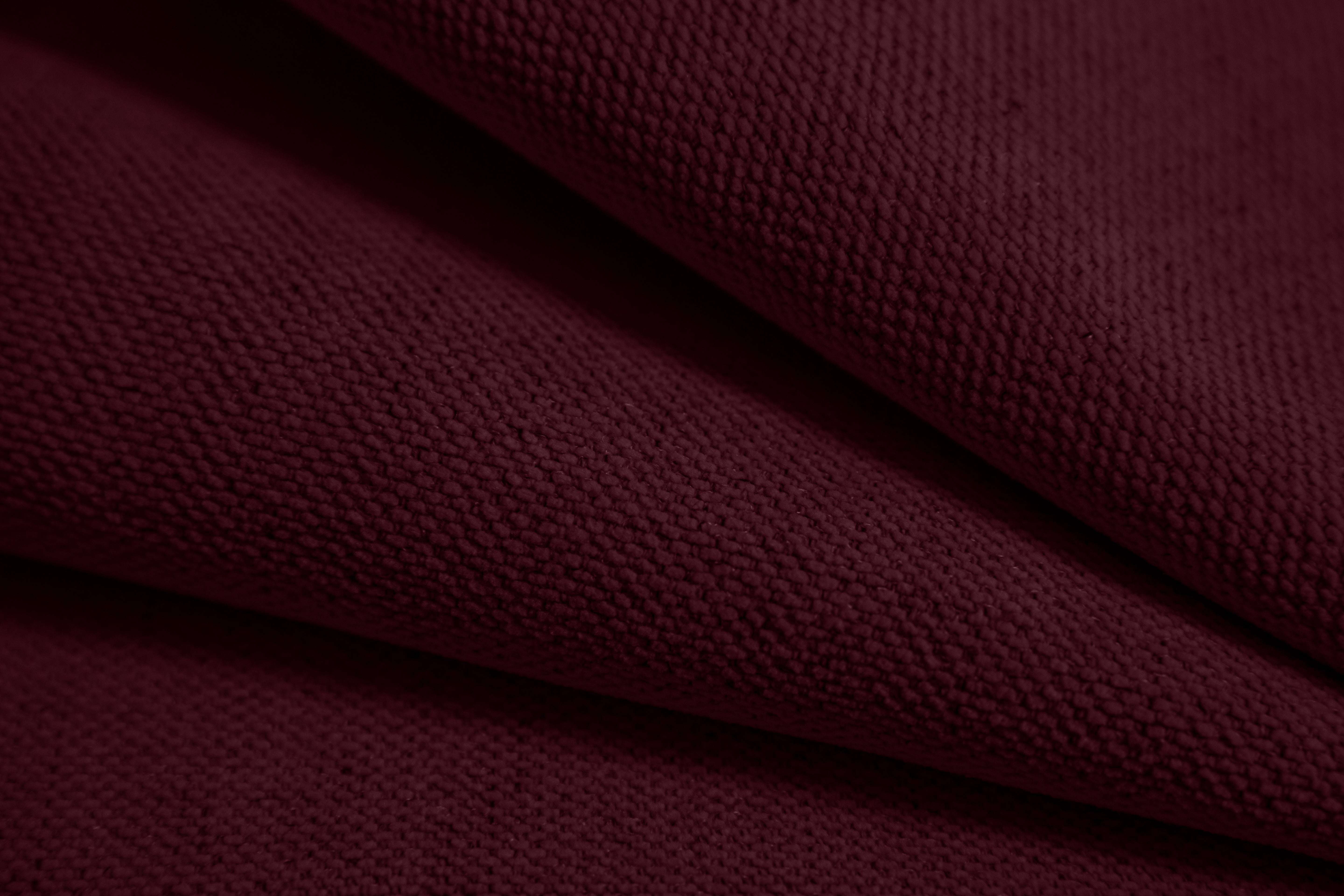 4-seater left-facing corner sofa ASTRO burgundy chenille