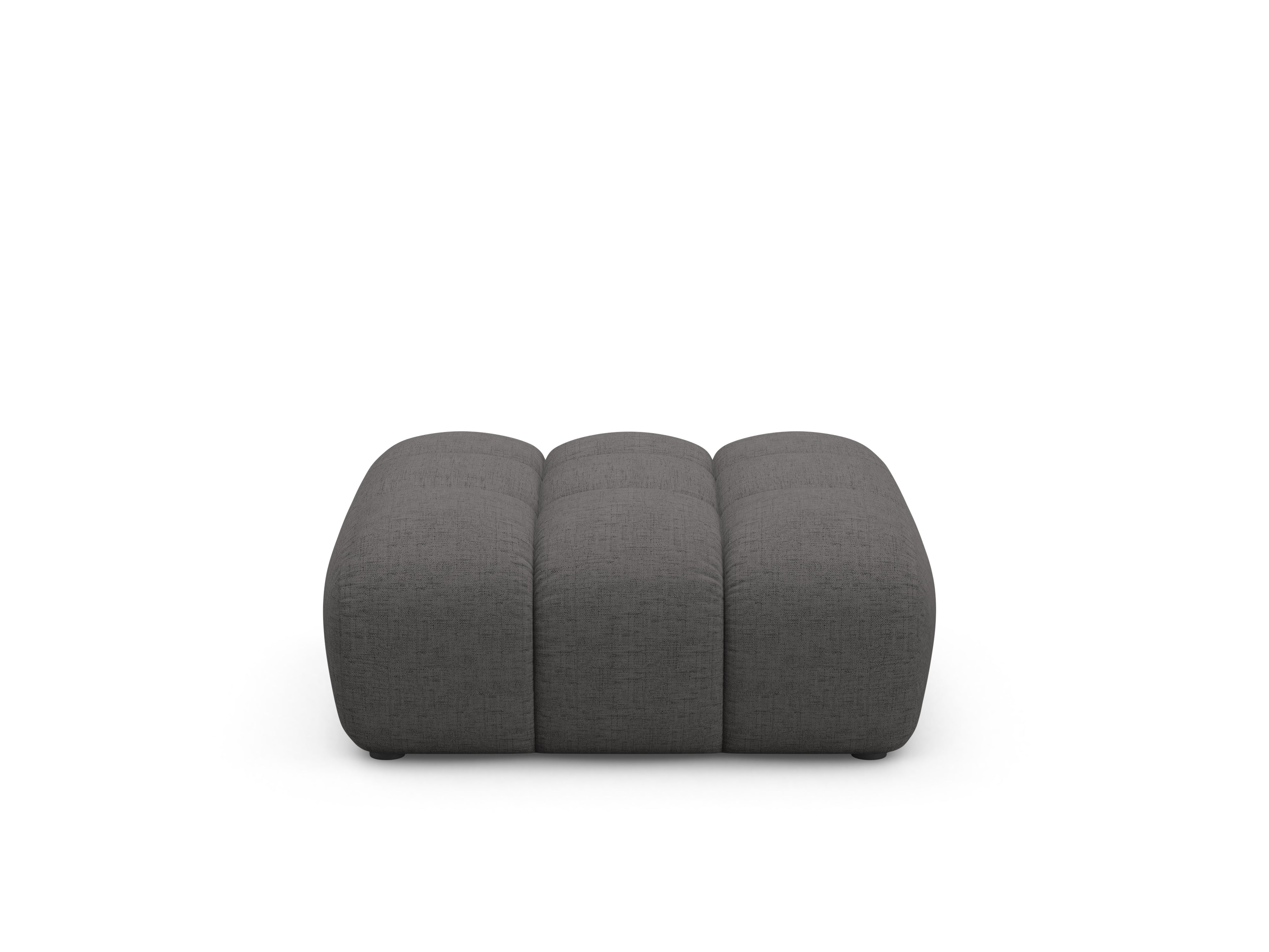 ASTRO Gray Chenille Pouf