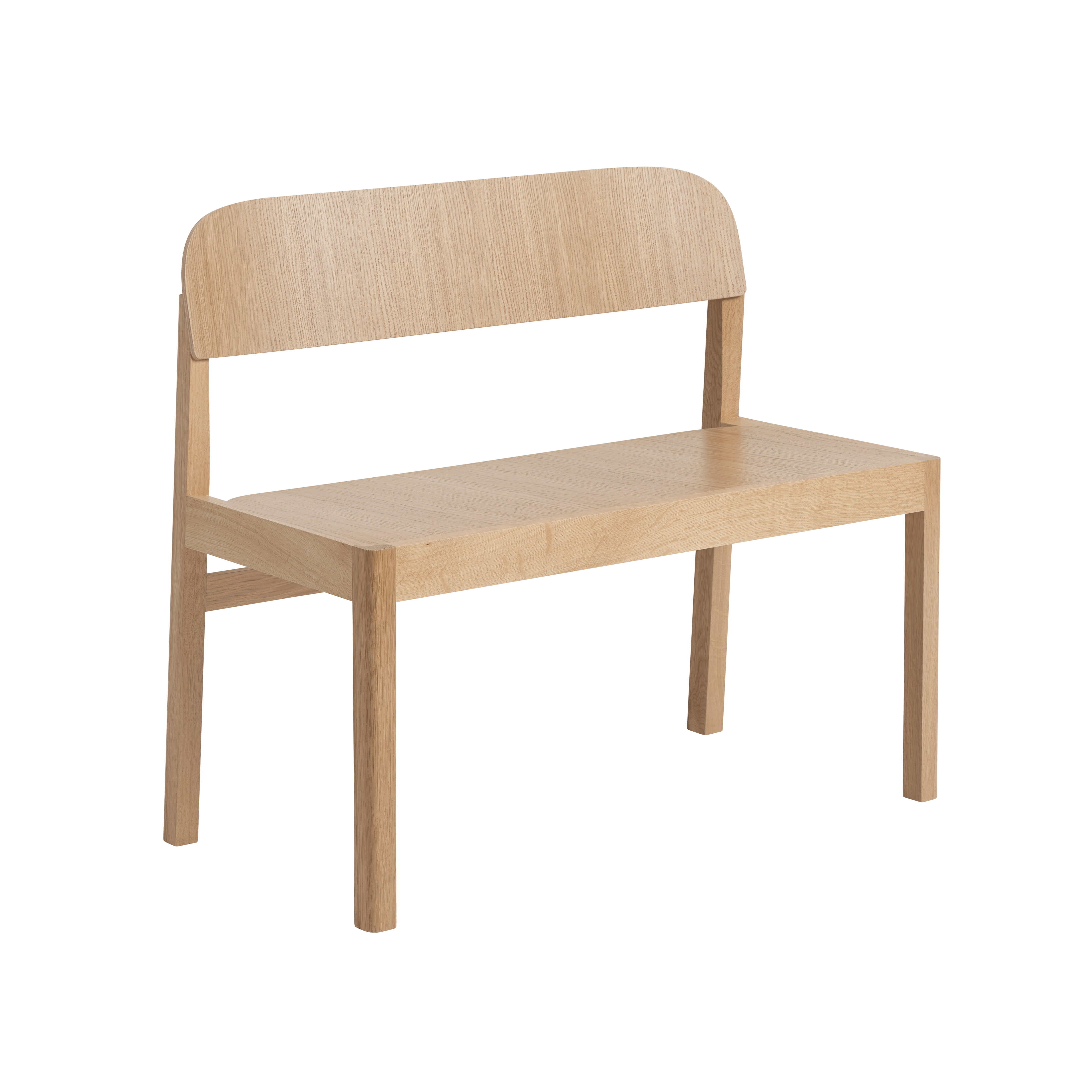 Lavice WOEKSHOP dýha a dubové dřevo