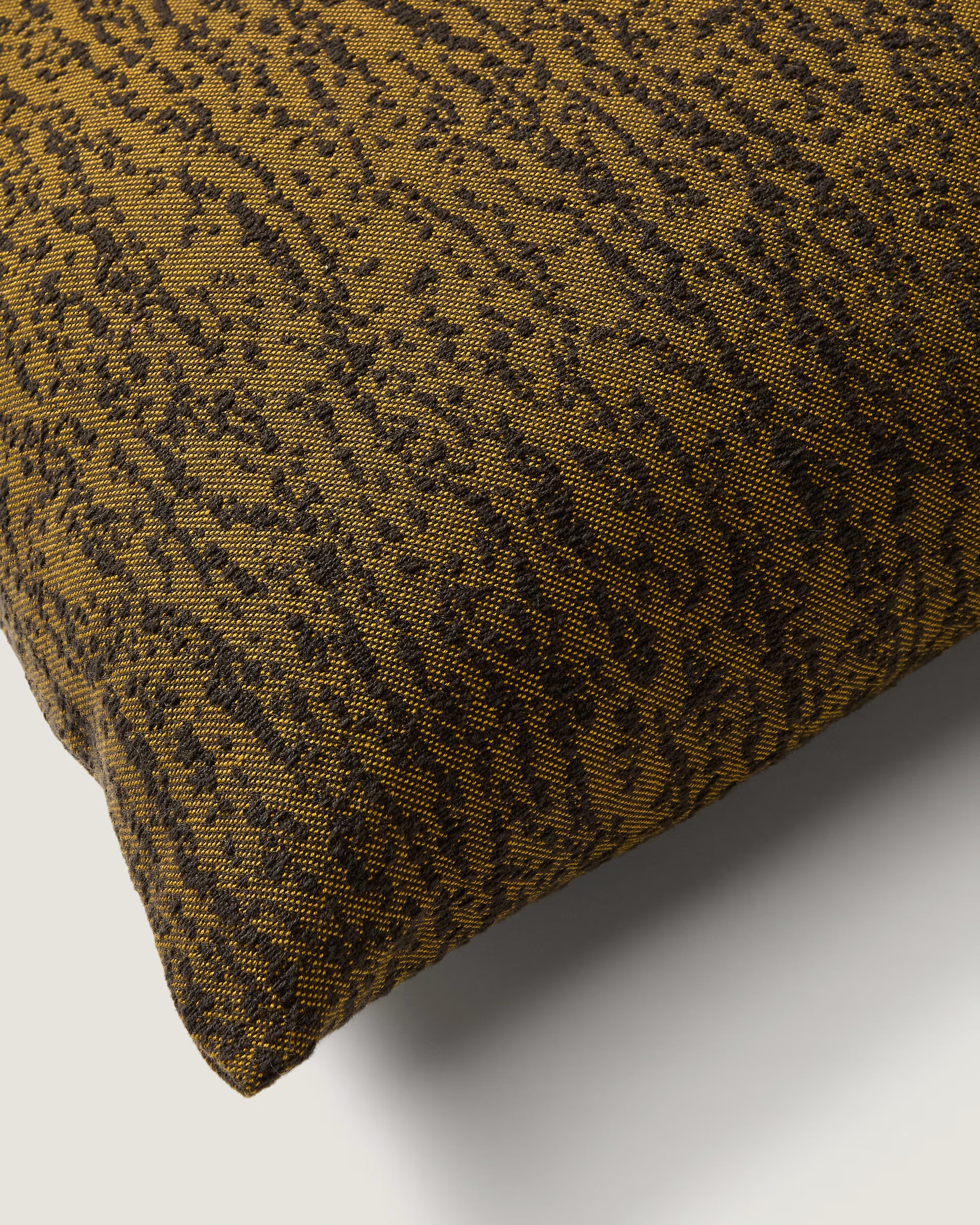 Povlak na polštář MELIEN zelená žakárová tkanina