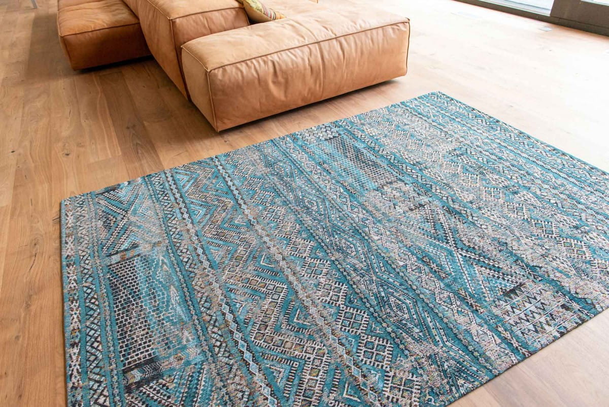 Koberec KILIM ZEMMURI MODRÝ