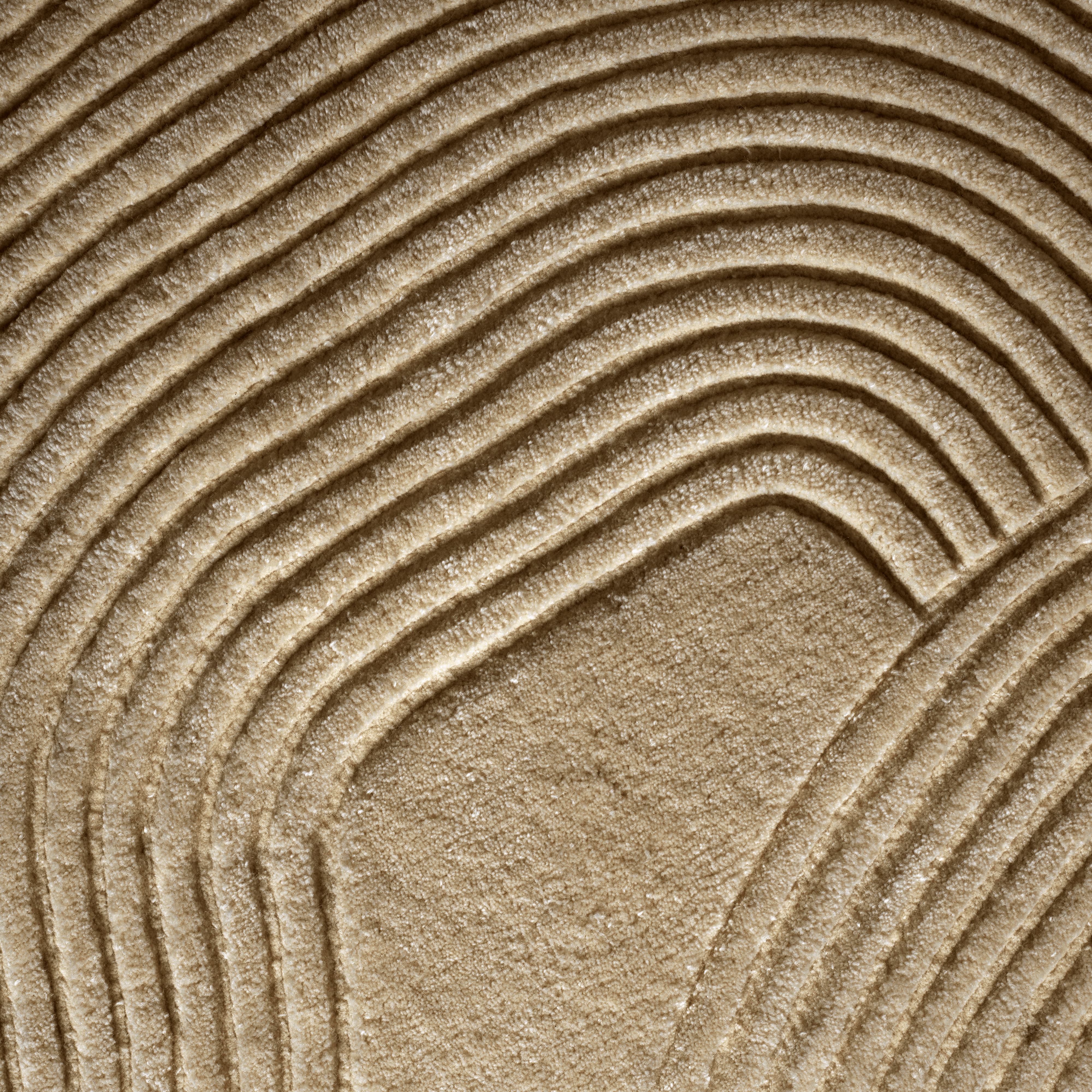 Oválný koberec ZEN SHAPED hnědý