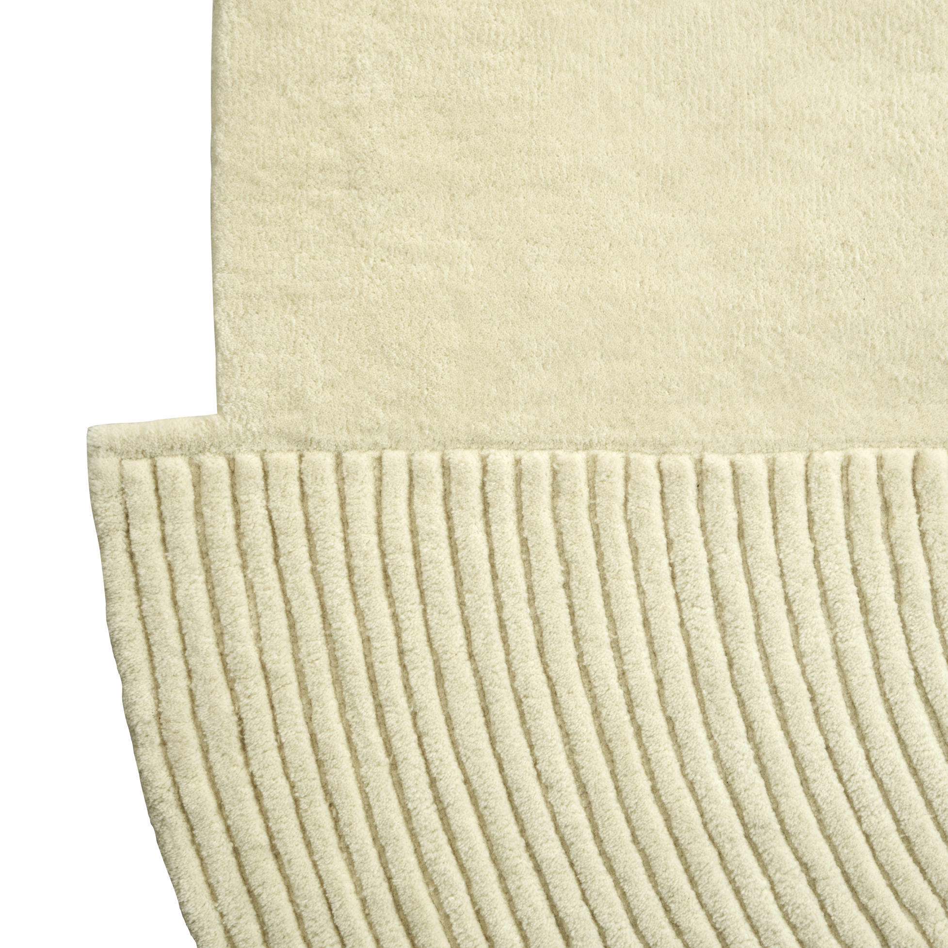 Kulatý koberec ZEN SPLIT krémový