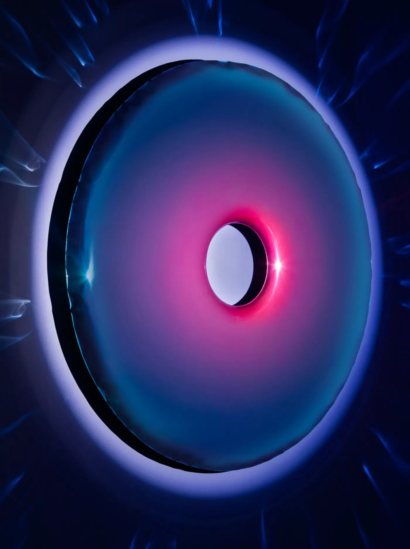 Lustr RONDO přechody helix mlhovina ametystovo-tanzanitová