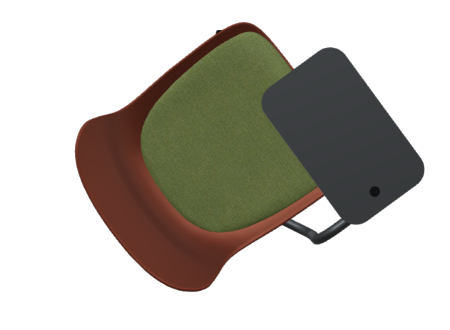 Otáčecí křeslo BALTIC 2 REMIX s hliníkovou základnou a kolečky na tvrdé povrchy