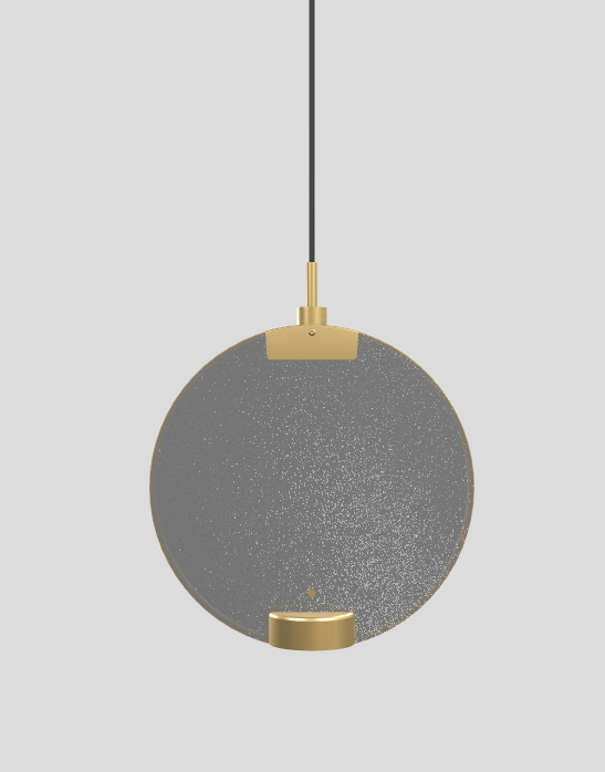 Pendant lamp HORO S1 brushed brass