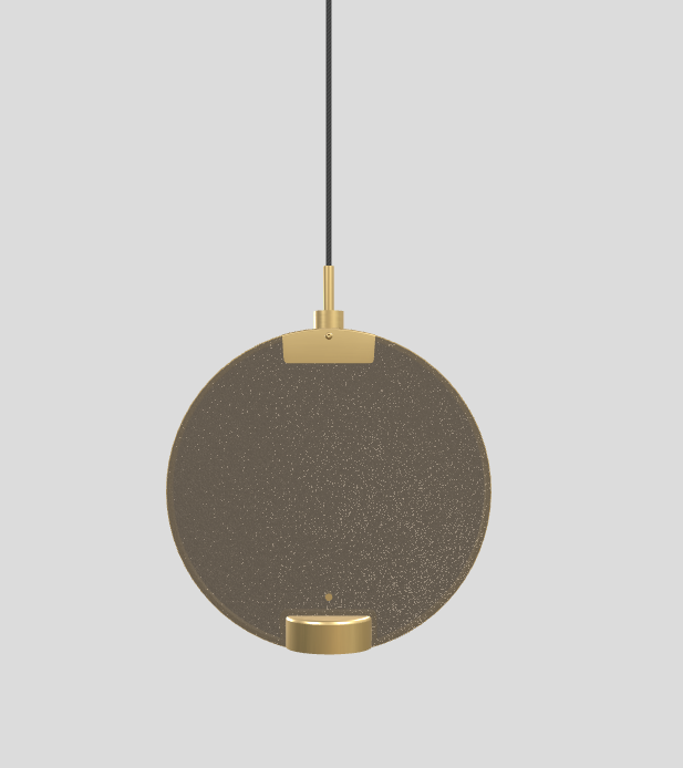 Pendant lamp HORO S1 brushed brass