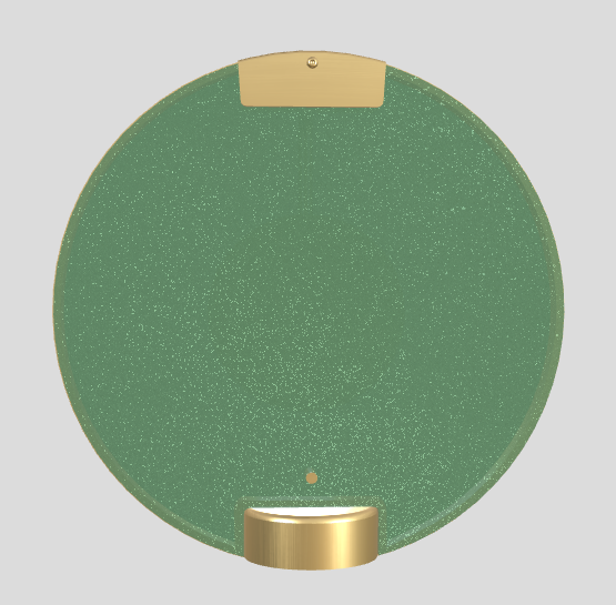 HORO A Wall Lamp in Brushed Brass