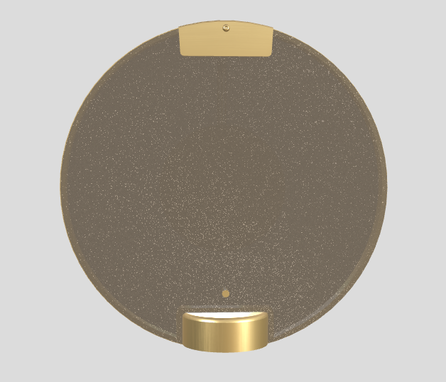 HORO A Wall Lamp in Brushed Brass