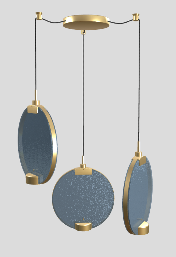Personalizovaná závěsná lampa HORO S3