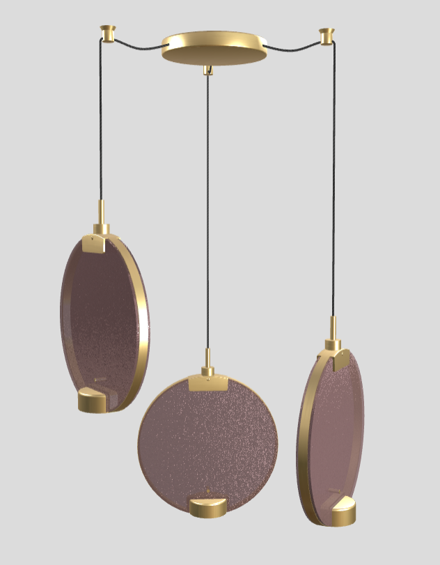 Personalizovaná závěsná lampa HORO S3