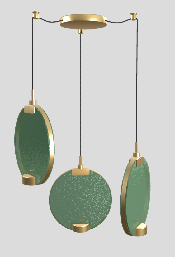 Personalizovaná závěsná lampa HORO S3